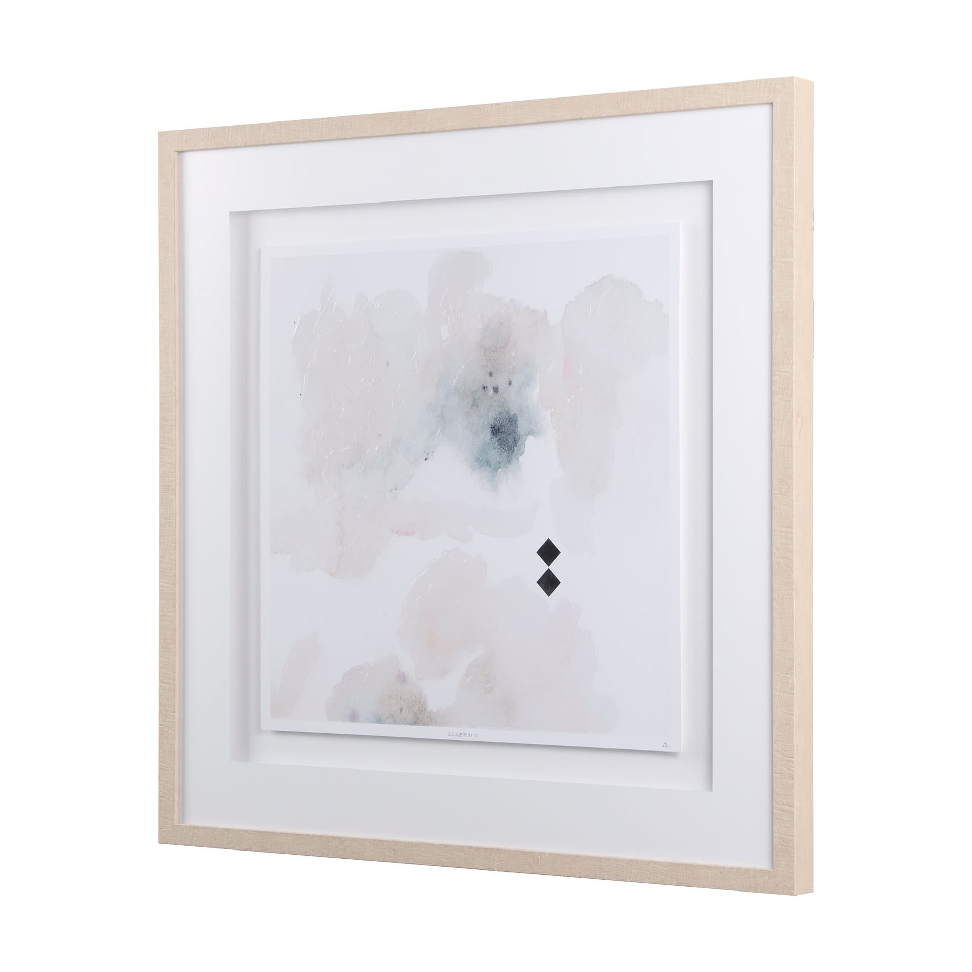 Equilibrium IV by Mercana Studio a Hand Embellished Textured Framed Art Print Matted under Glass — product photograph