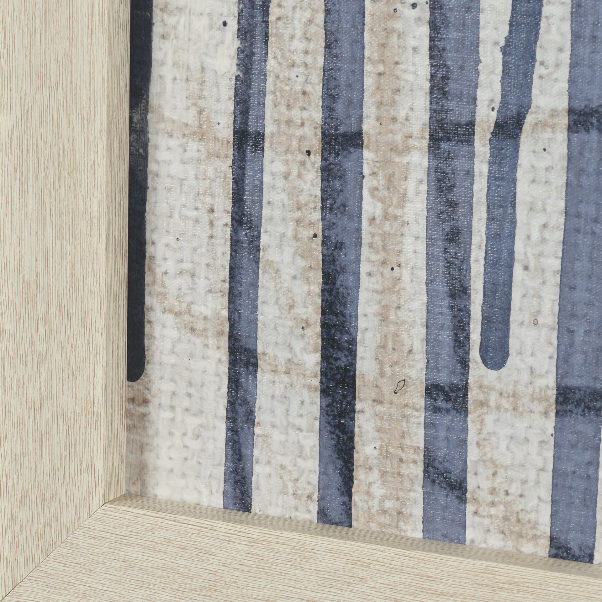 Intuition II by Mercana Studio Hand-Embellished Textured Framed Canvas Artwork — product photograph