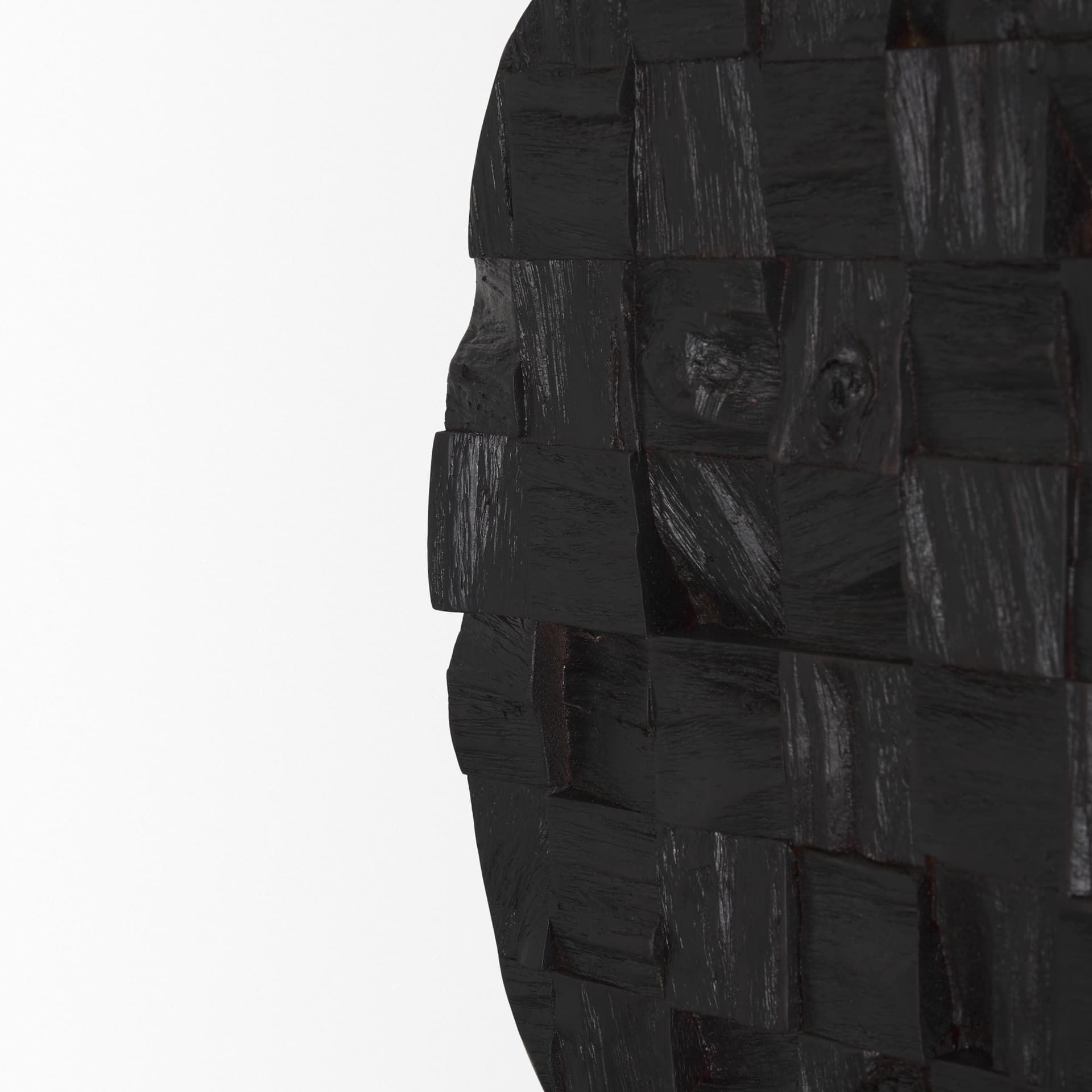 Into the Abyss I Dark Brown Wood 24" Wall Decor — product photograph