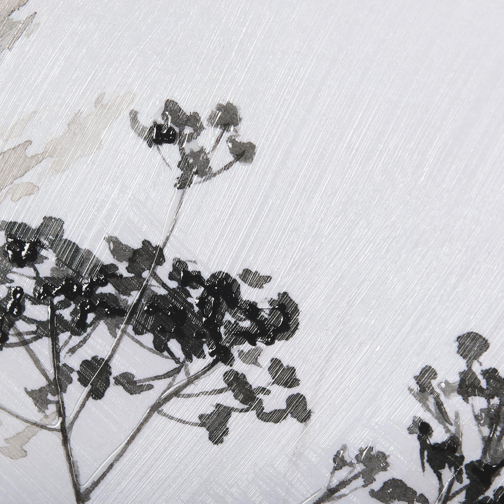 Meadow by Mercana Studio a Hand Embellished Textured Framed Art Print Matted under Glass — product photograph