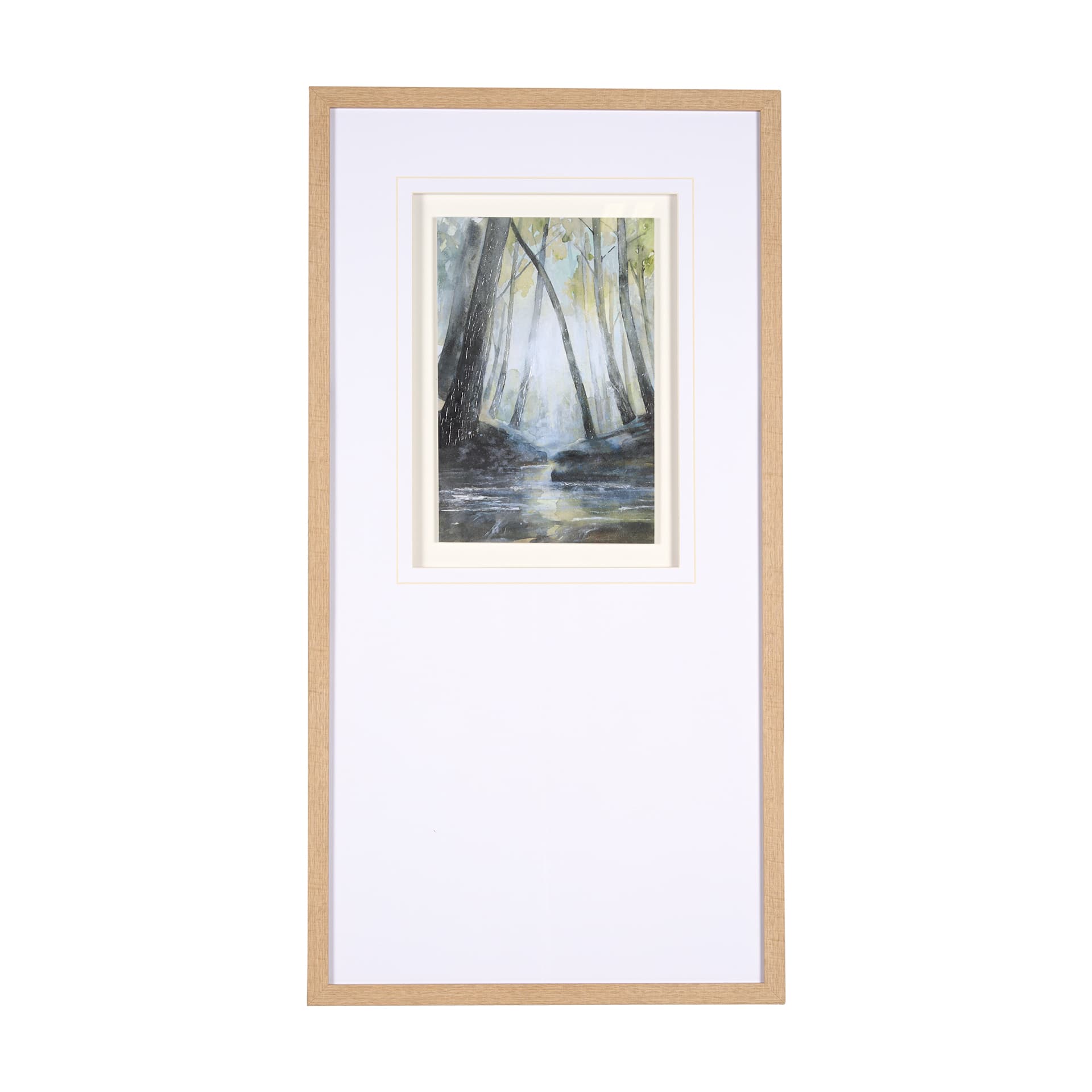 Spring Light III by Mercana Studio a Hand Embelished Textured Framed Art Print Matted under Glass — product photograph
