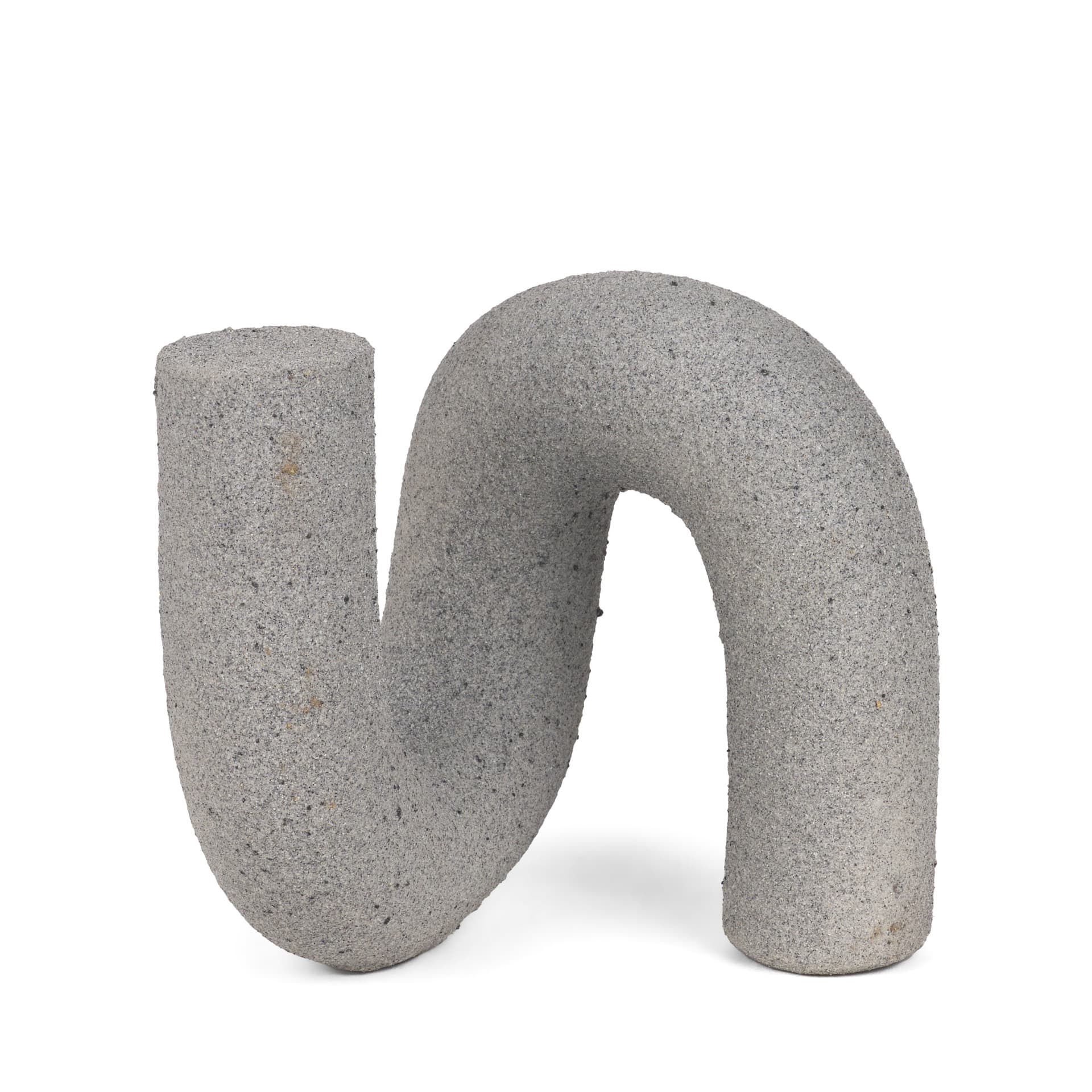 Kailas Resin Textured Concrete Gray Decorative Object — product photograph