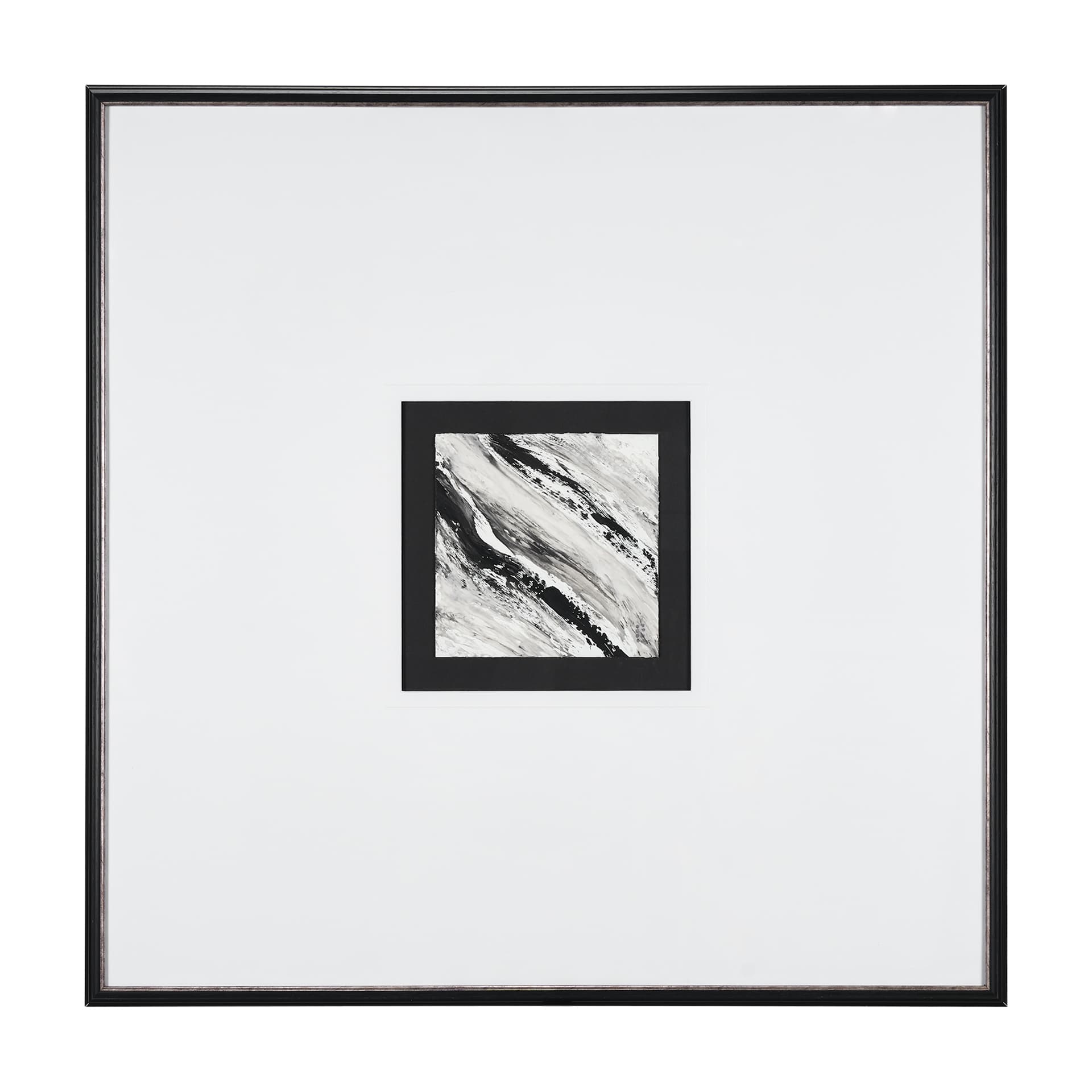 Lava Flow I by Studio M a handmade Original Framed Artwork under Glass — product photograph