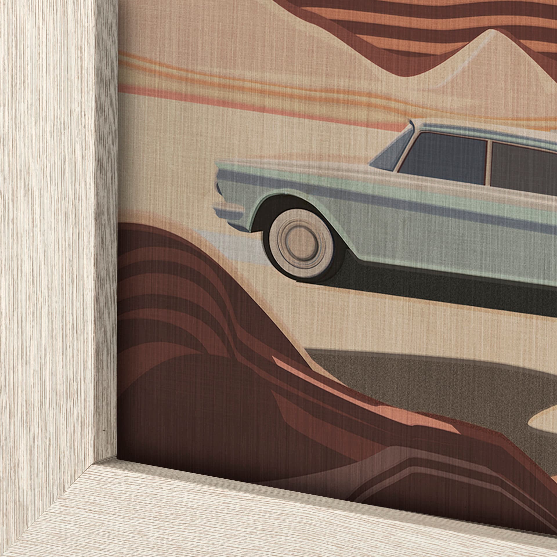 Arizona Go USA (L) by Mercana Studio a Hand Embellished Decograph Framed Art Print — product photograph