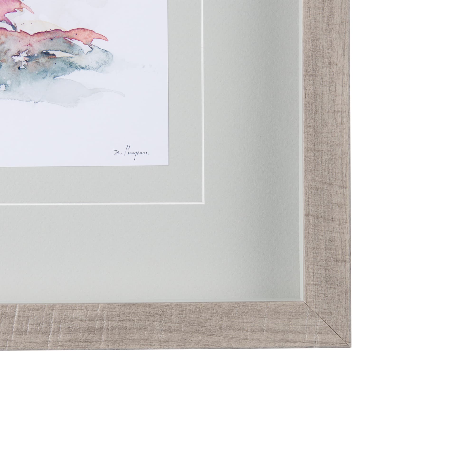 Rifleman II by Mercana Studio a Hand Embellished Textured Framed Art Print Matted under Glass — product photograph