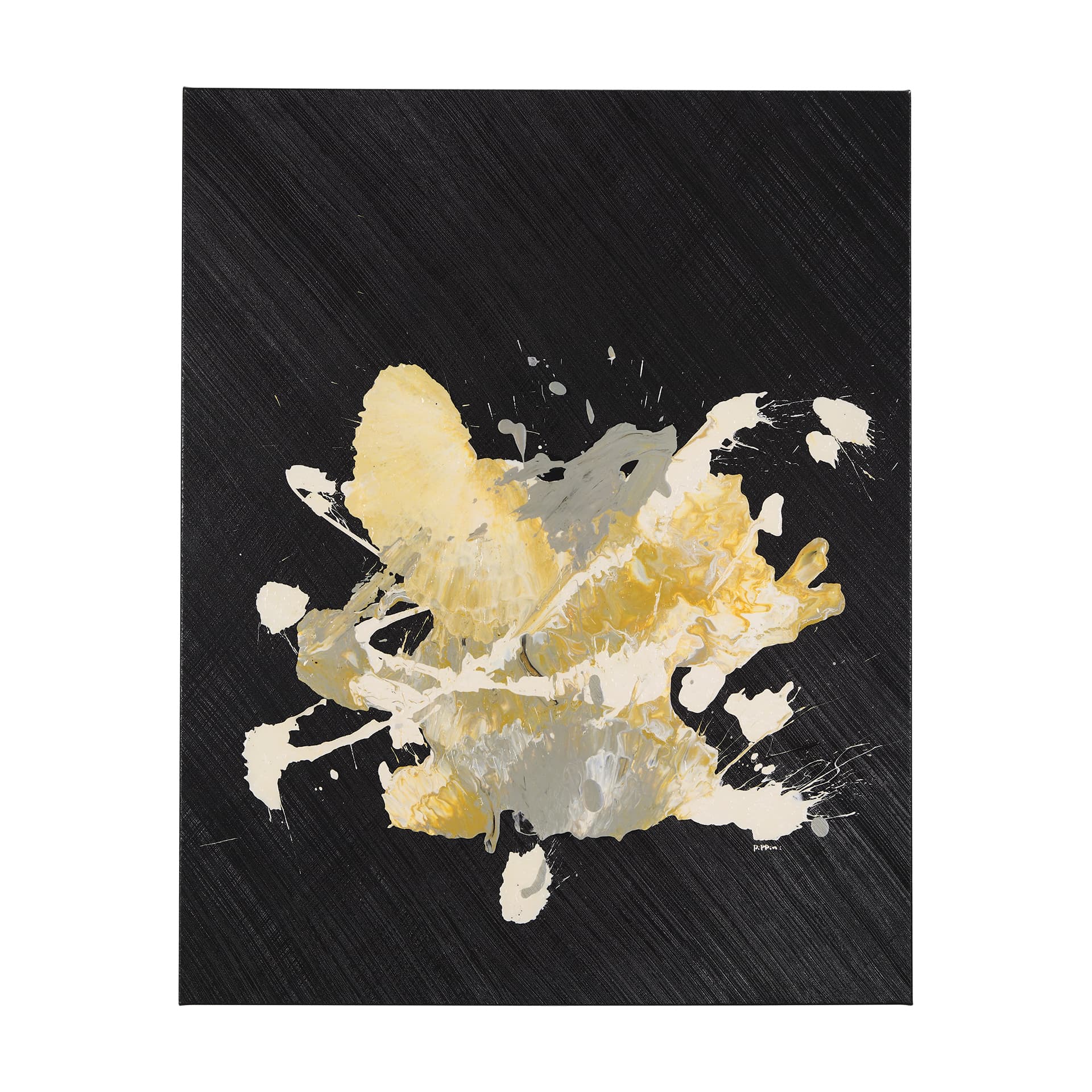 Cosmos I by Mercana Studio a Hand Embellished Textured Canvas — product photograph