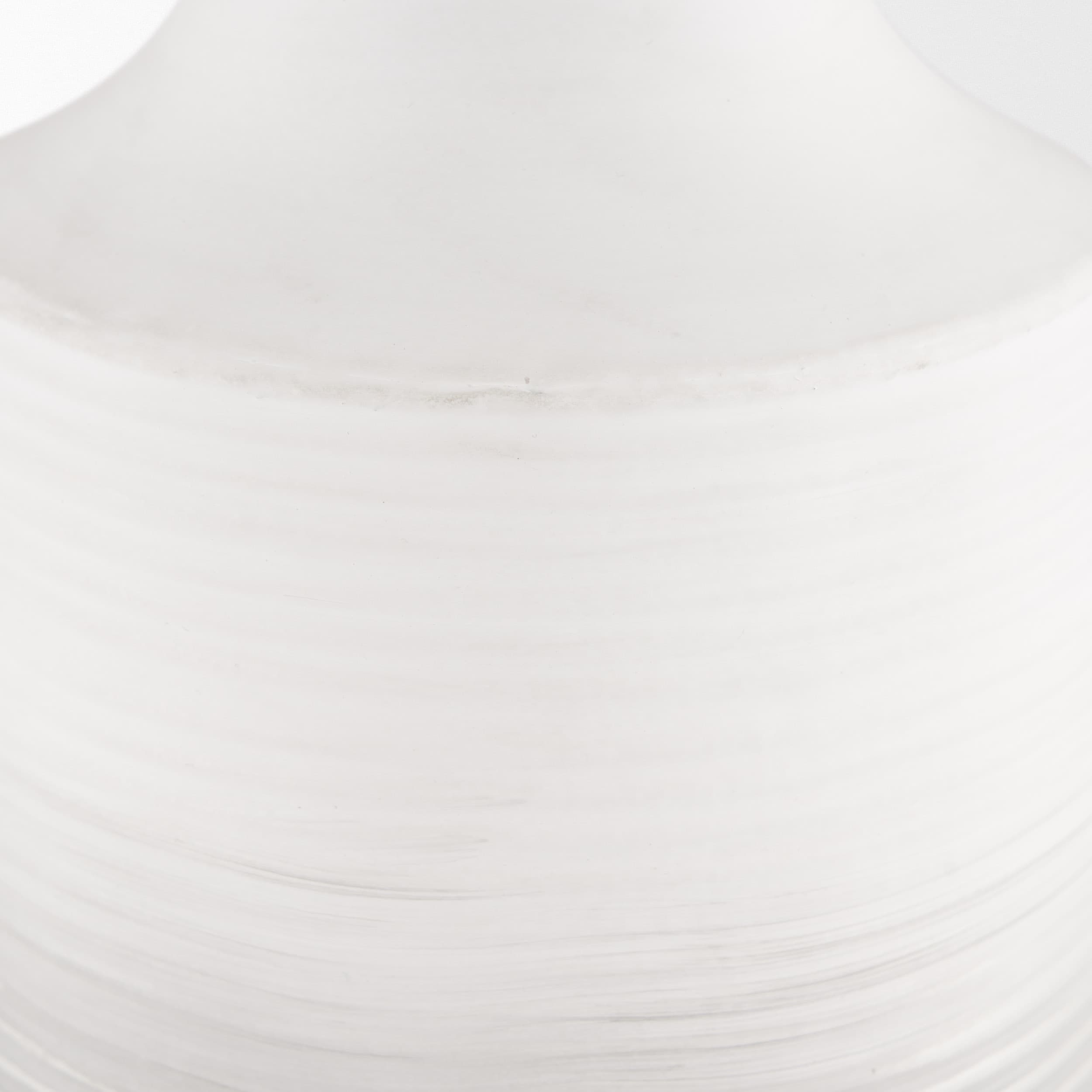 Toru Tall White w/ Grey Ombre Metal Vase — product photograph