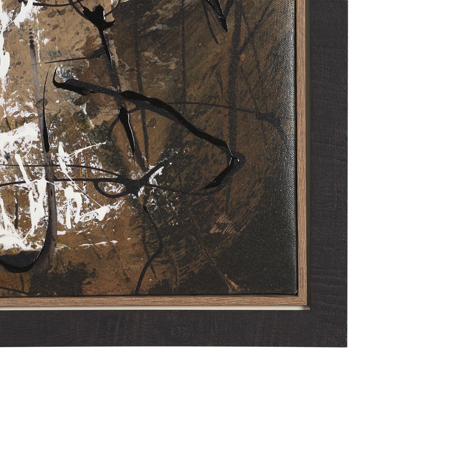 Chaos & Order II by Chad Warren a Hand Embellished Textured Framed Canvas — product photograph
