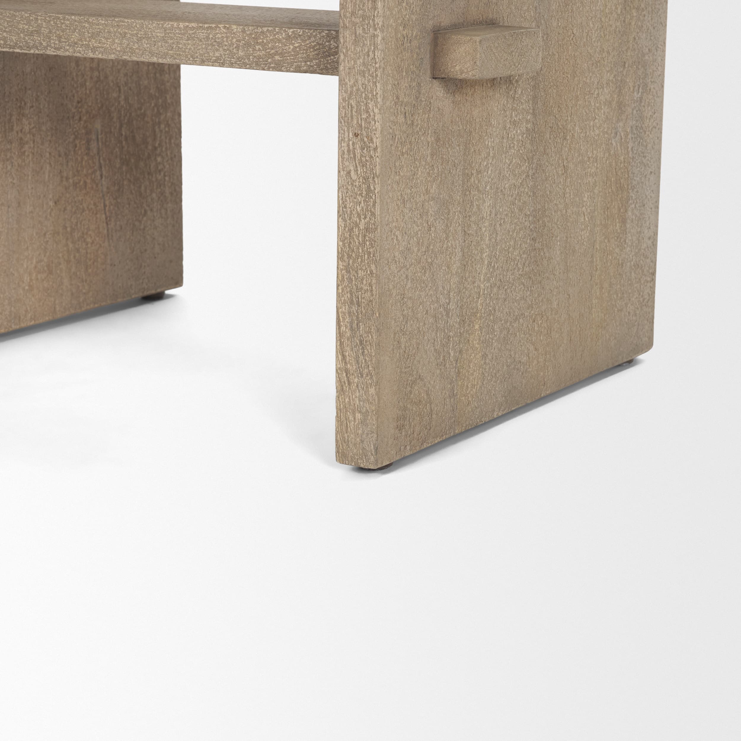 Aida Backless 26in Seat Counter Stool | Light Gray — product photograph
