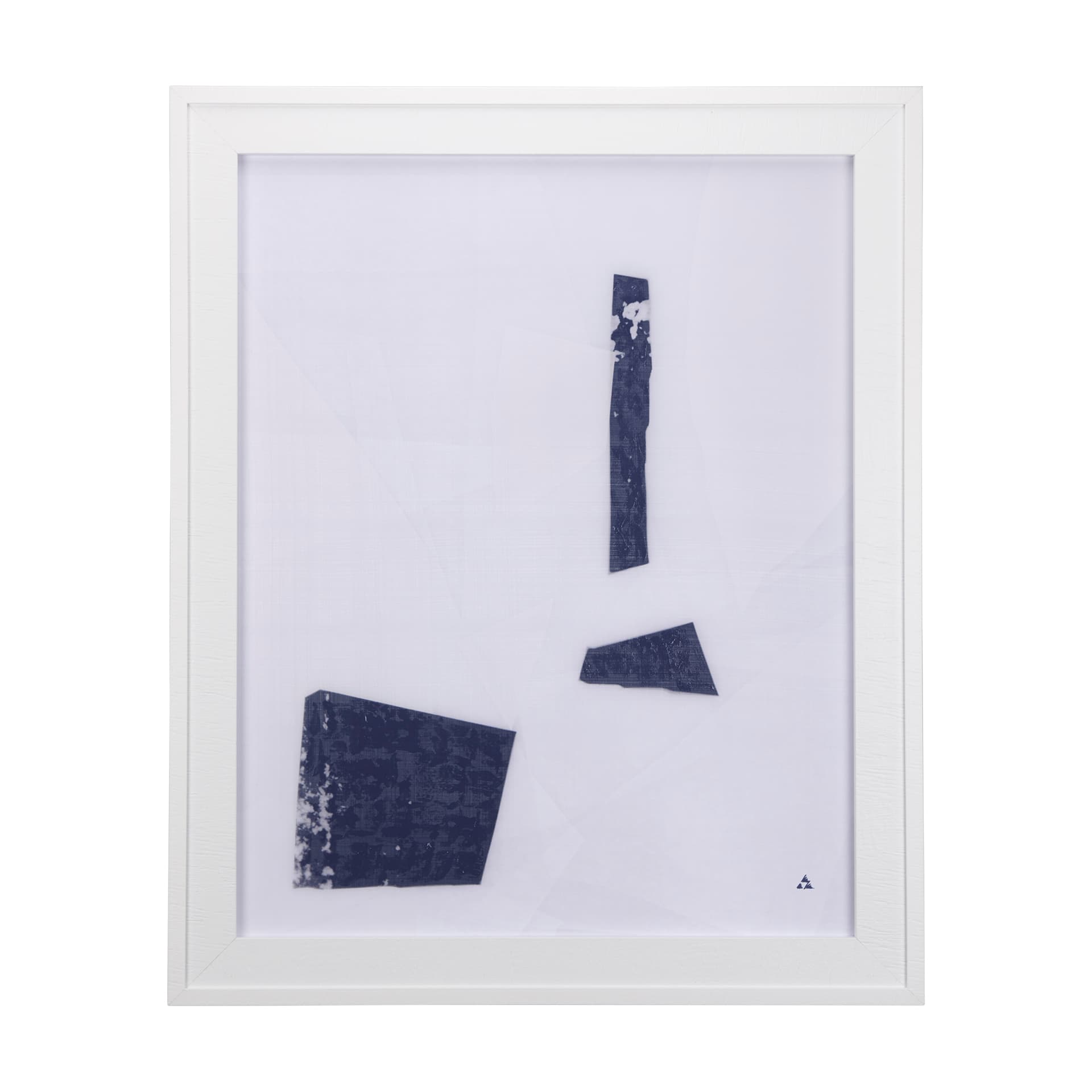 The Shapes I by Mercana Studio a Hand Embellished Textured Framed Art Print — product photograph