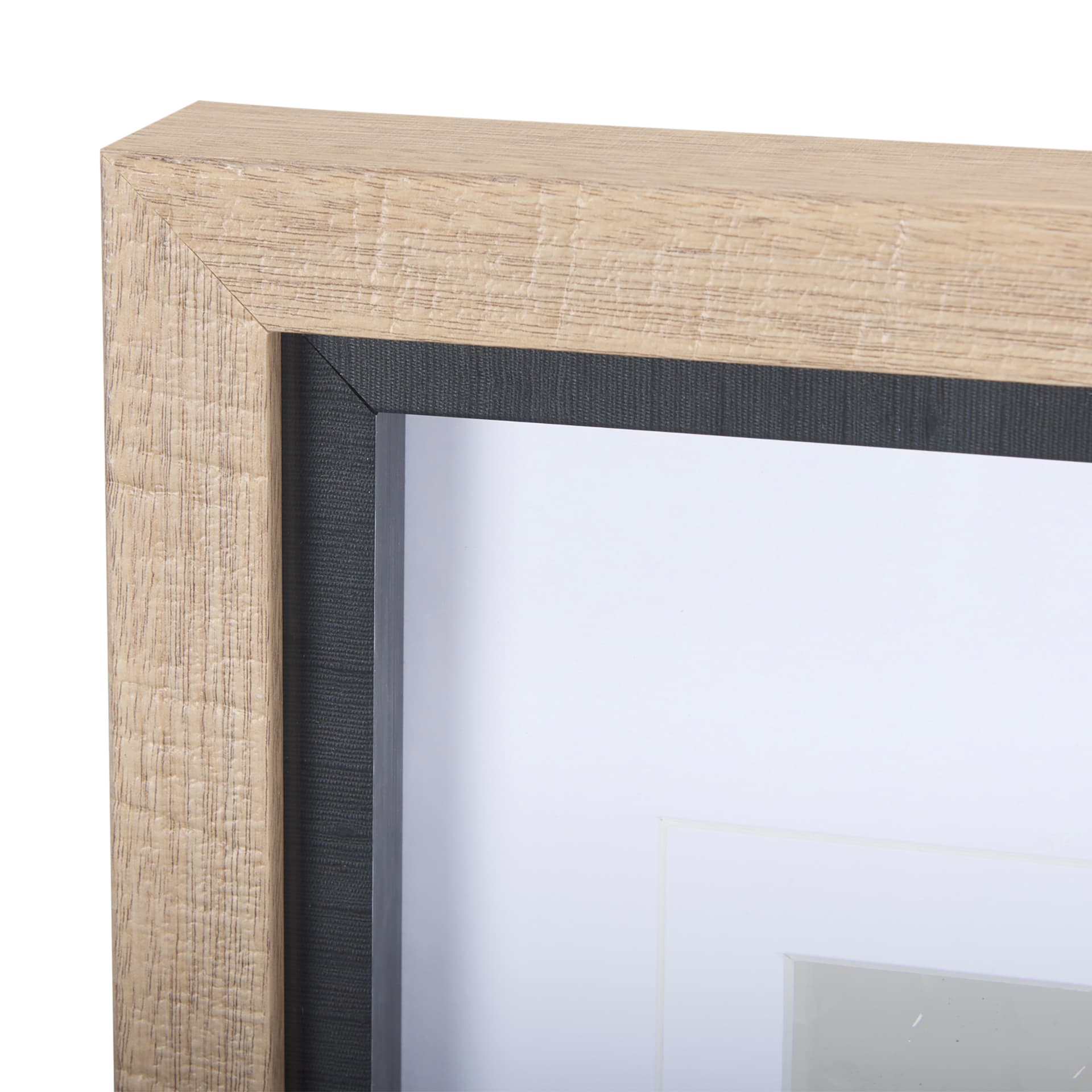 Grey Sky II by Mercana Studio a Hand Embellished Textured Framed Art Print Matted under Glass — product photograph