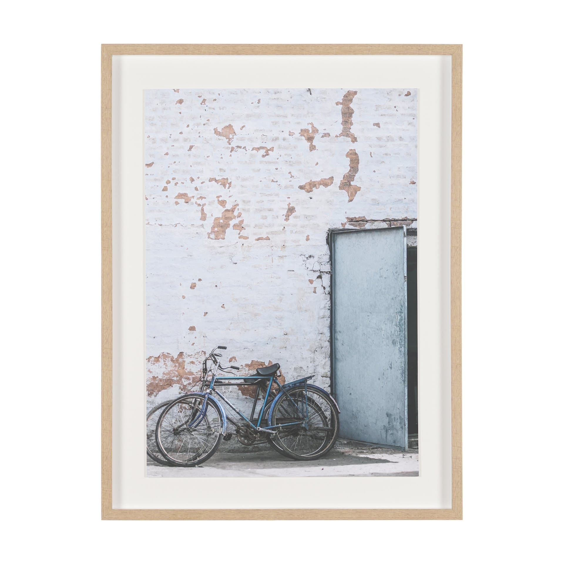 Rustic Bicycyle Scene by Shot By Clint Framed Photo Print Matted under Glass — product photograph