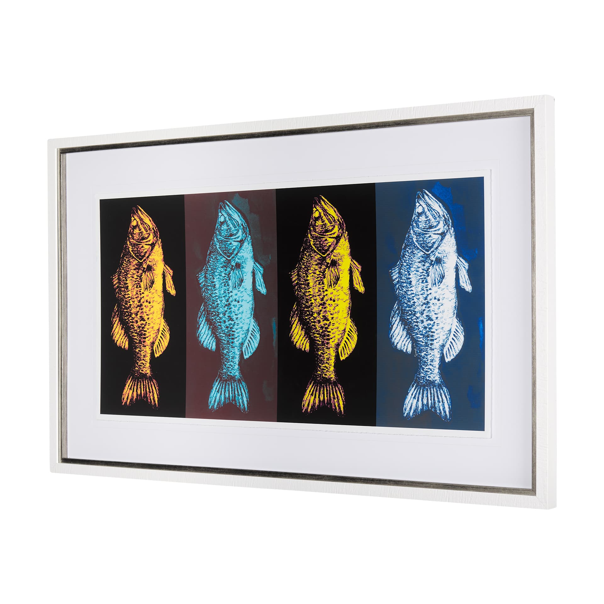 Largemouth Bass Print 4 in 1 by Simeng a Framed Art Print Matted under Glass — product photograph