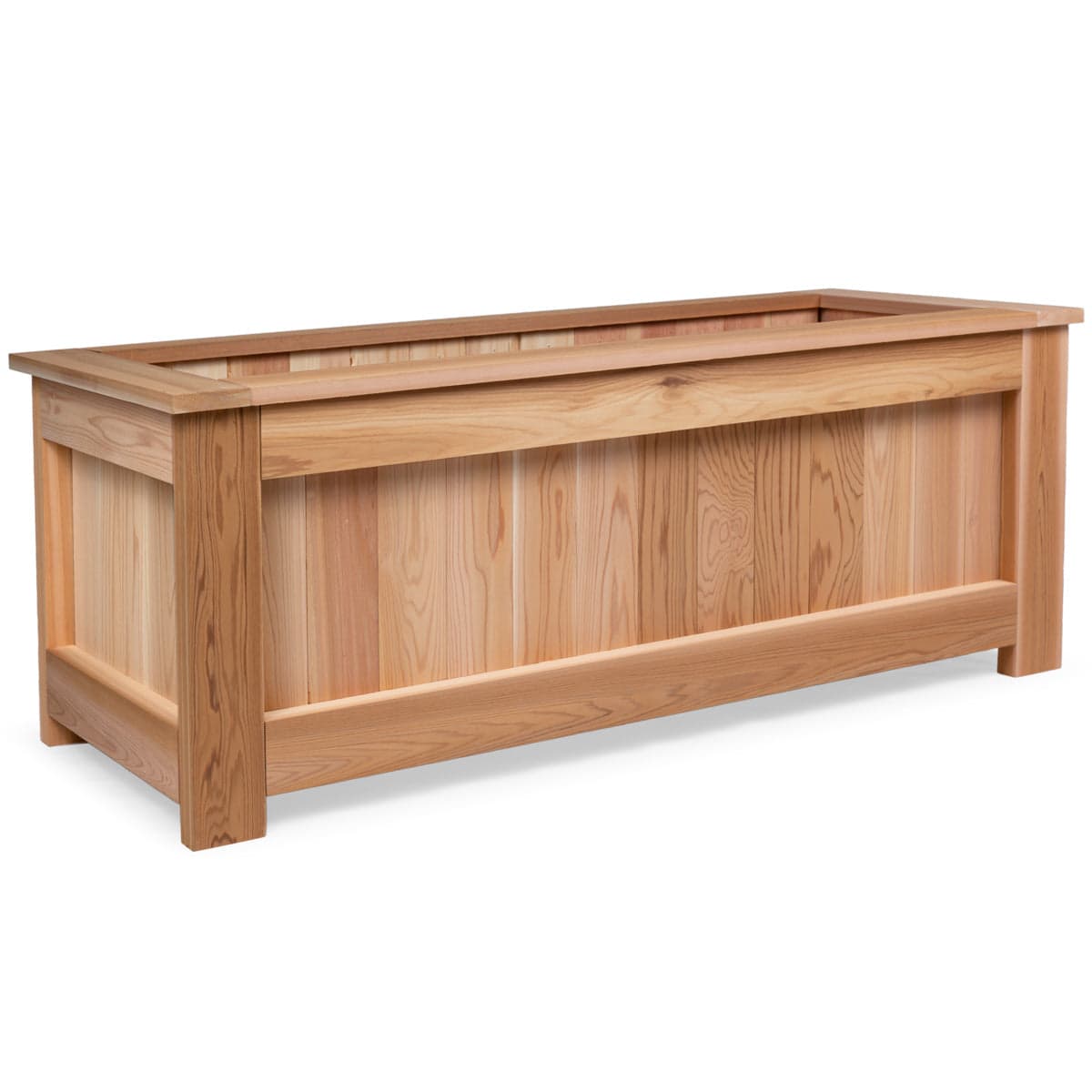 4-Ft Cedar Planter Box — product photograph