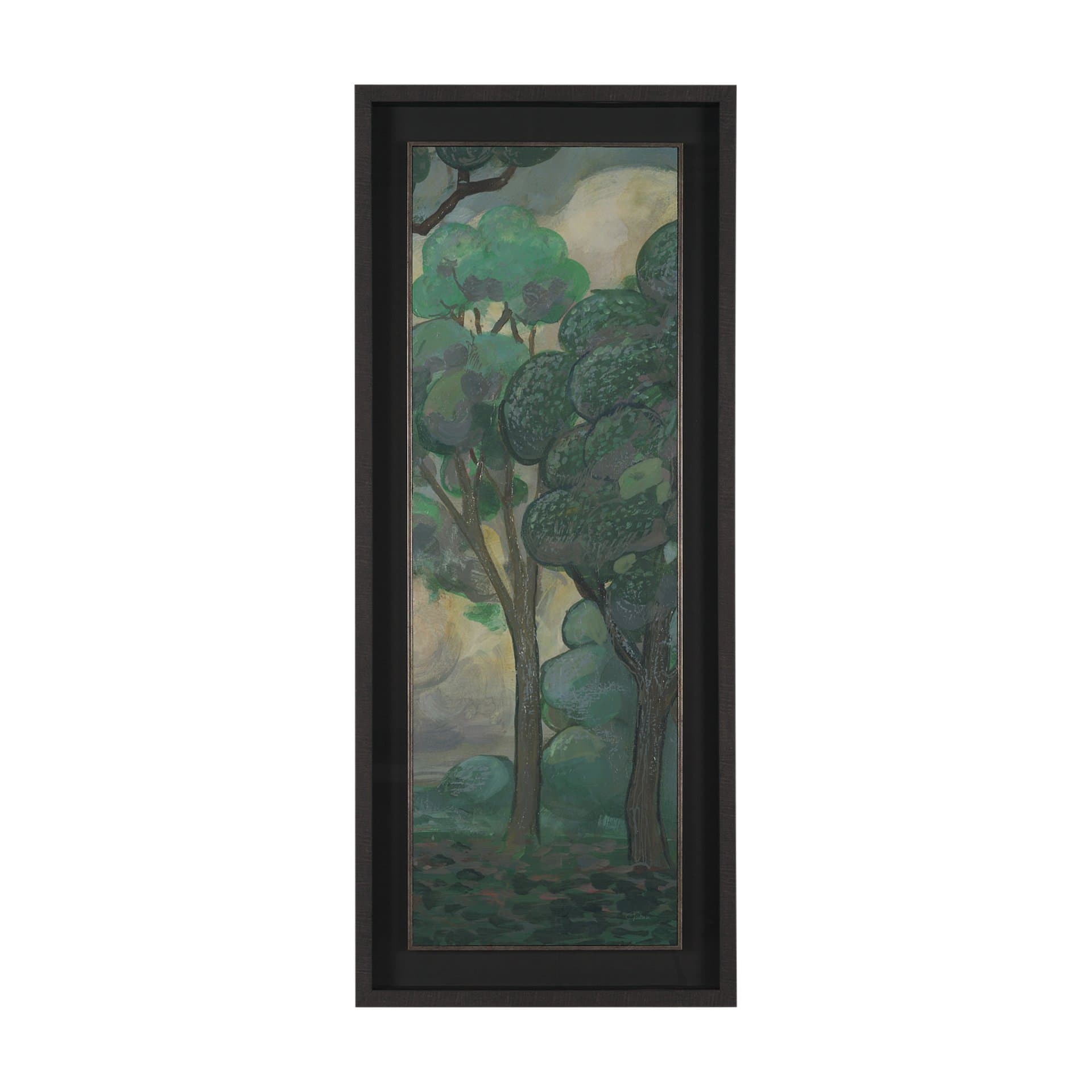 Majestic Garden IV by Mercana Studio a Hand Embellished Framed Art Print under Glass — product photograph
