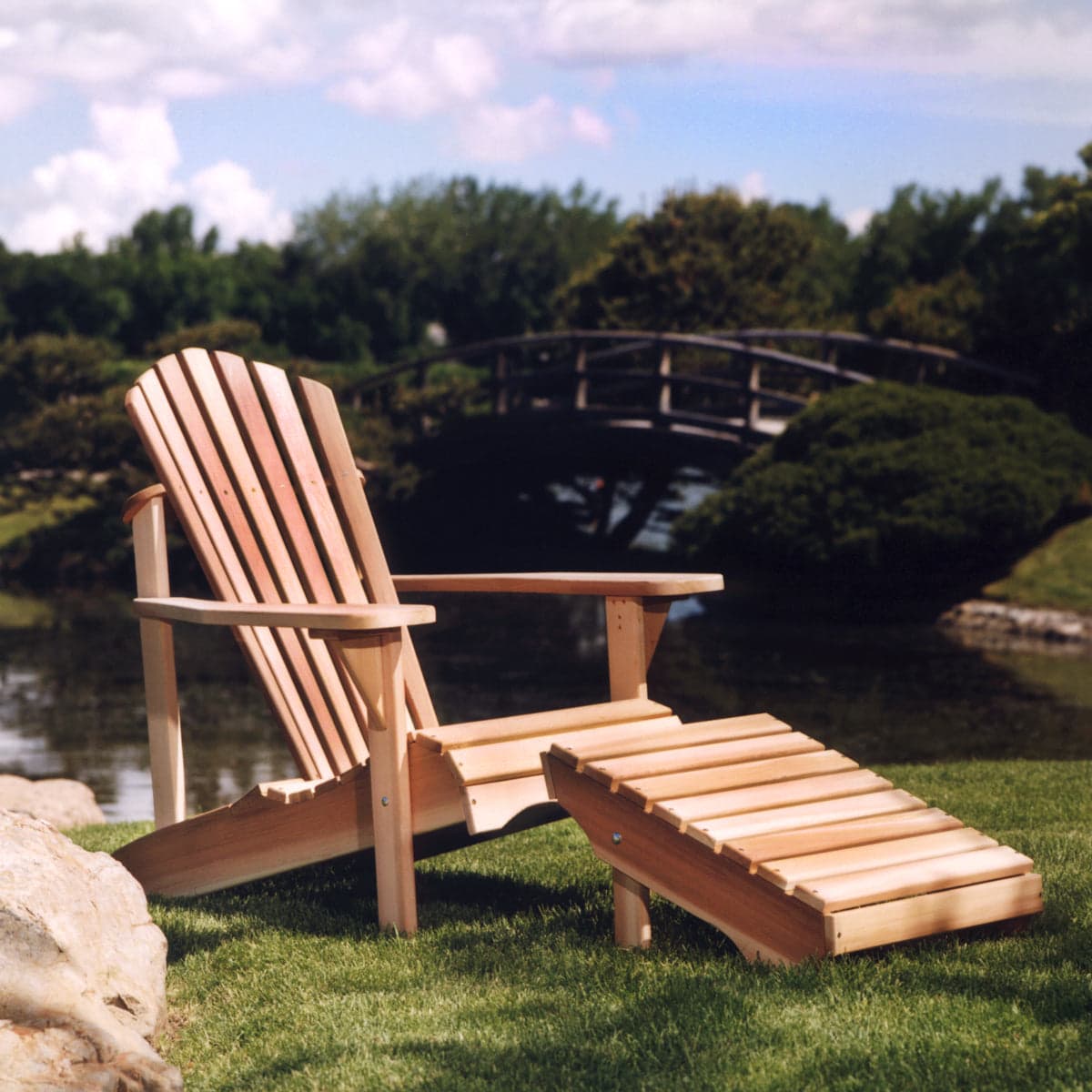 Adirondack Chair and Ottoman AAO21 — product photograph