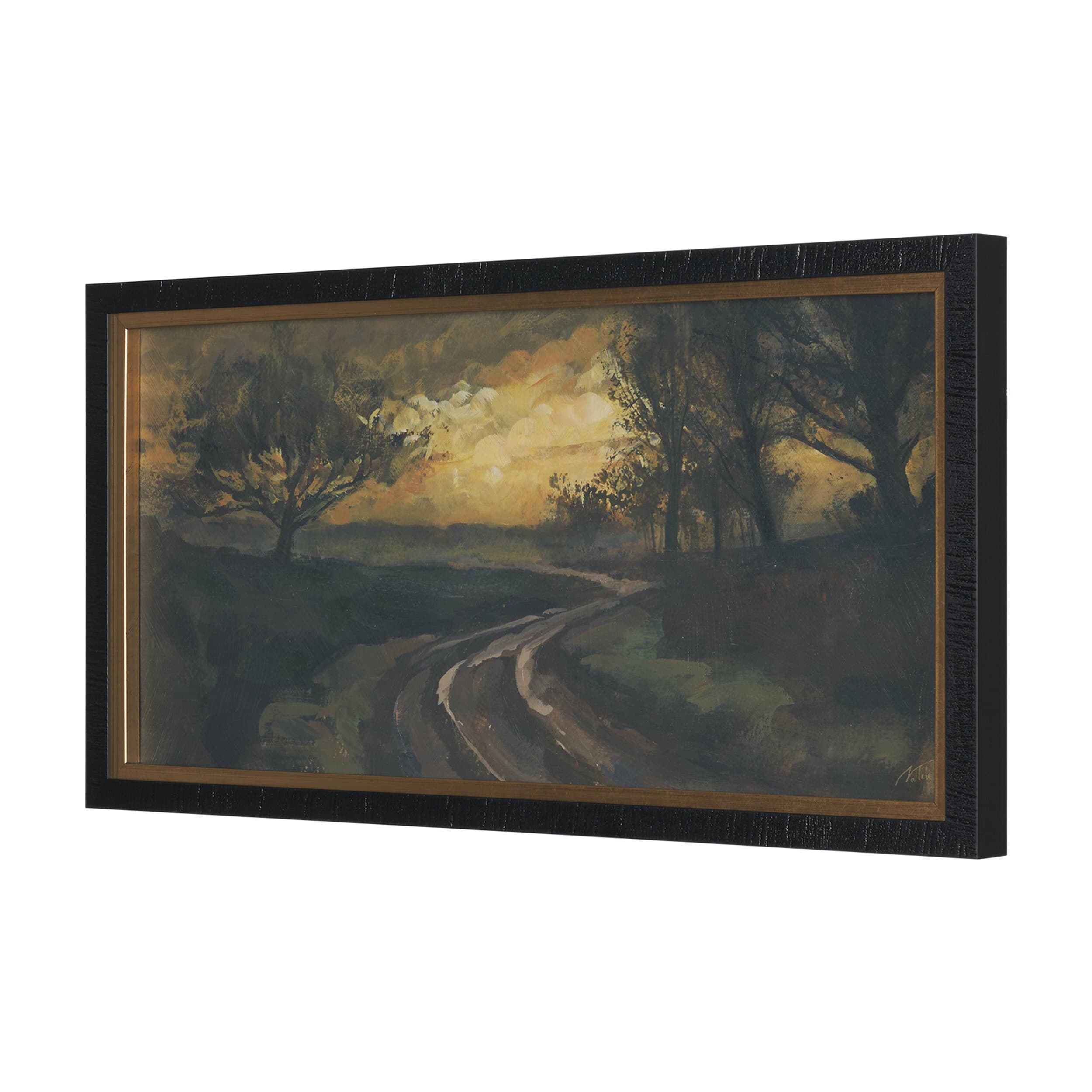 Dawns Light (Set of 2) by Mercana Studio a Hand Embellished Framed Art Print — product photograph