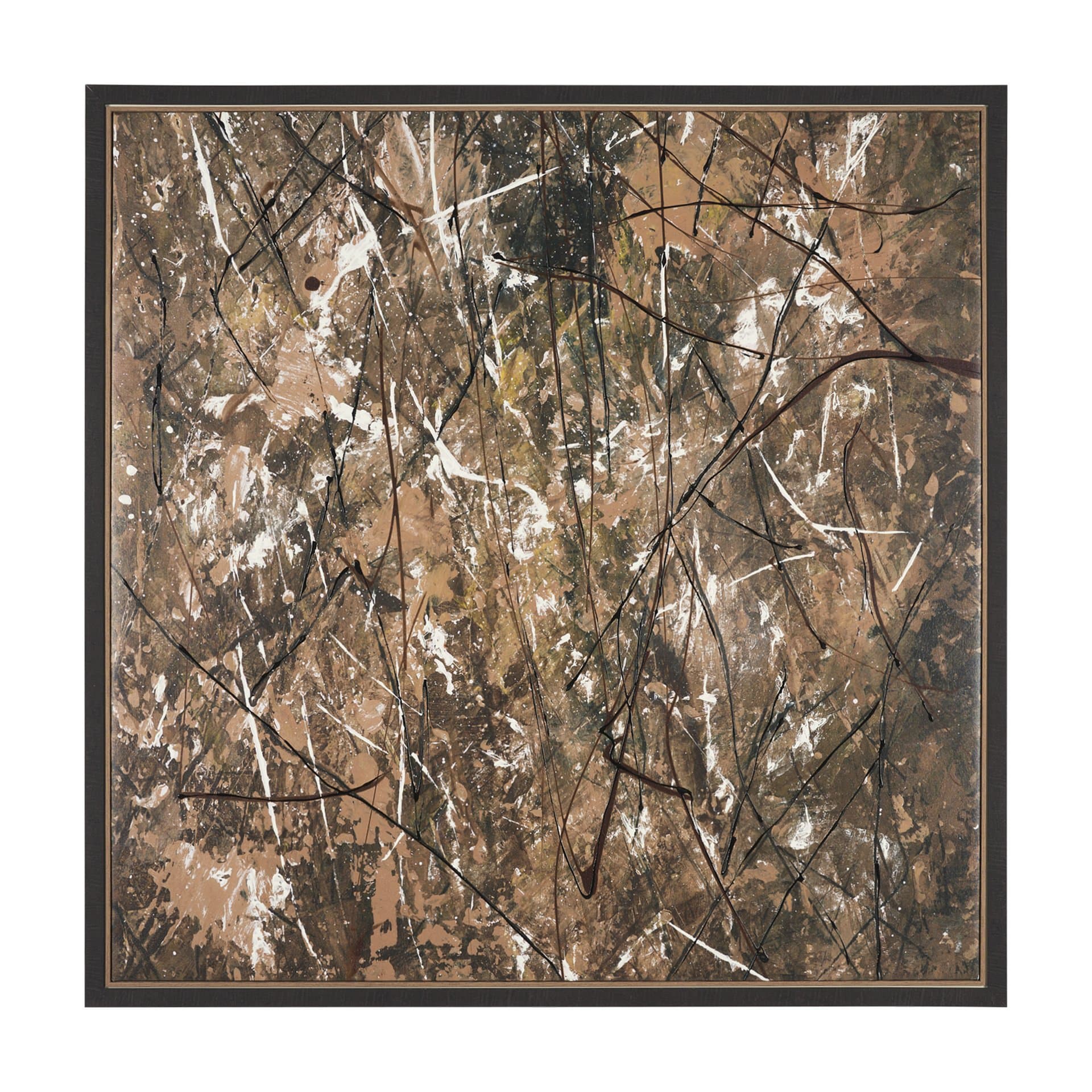 Chaos & Order V by Chad Warren a Hand Embellished Textured Framed Canvas — product photograph