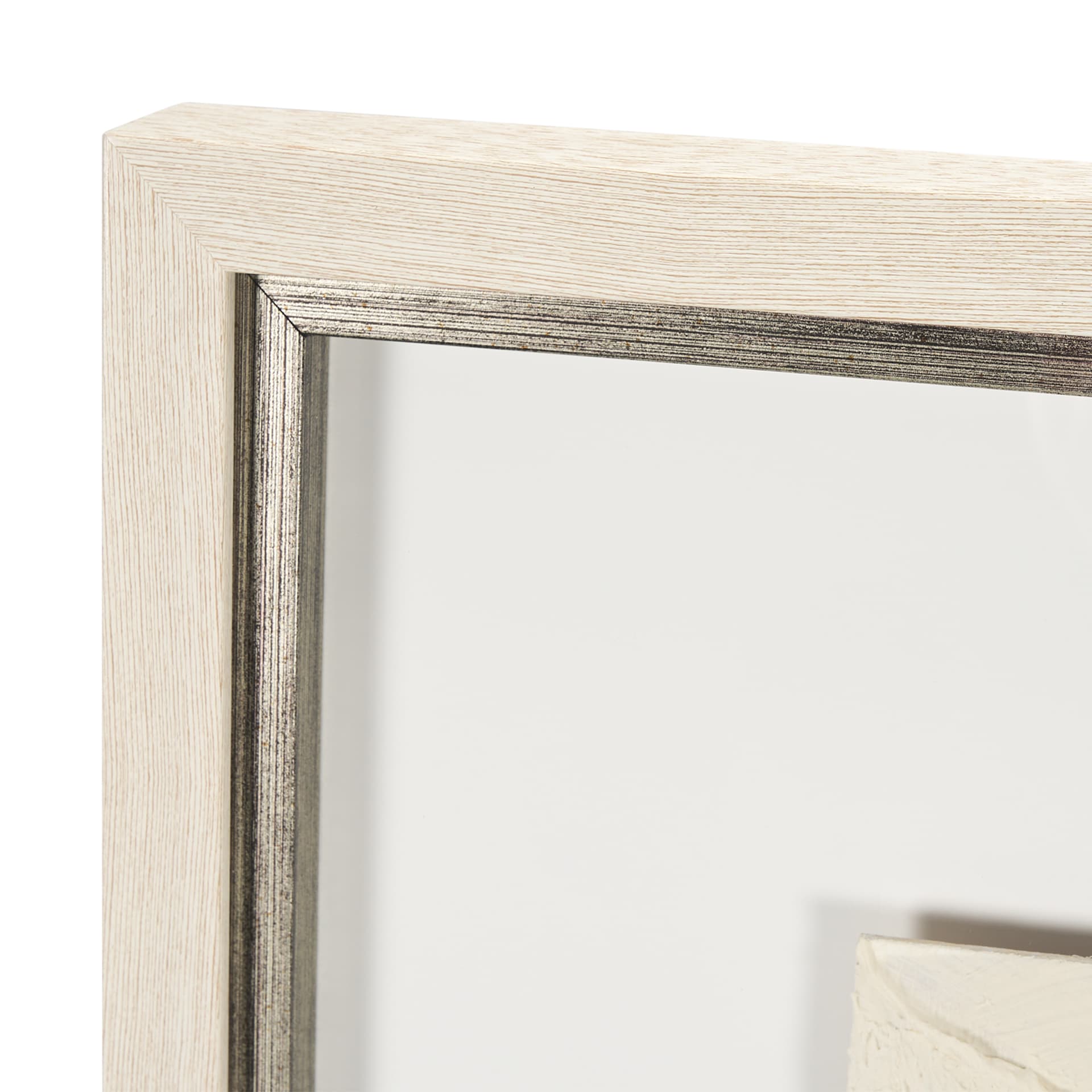 Leaf Relief I by Studio M a handmade Original Framed Artwork under Glass — product photograph