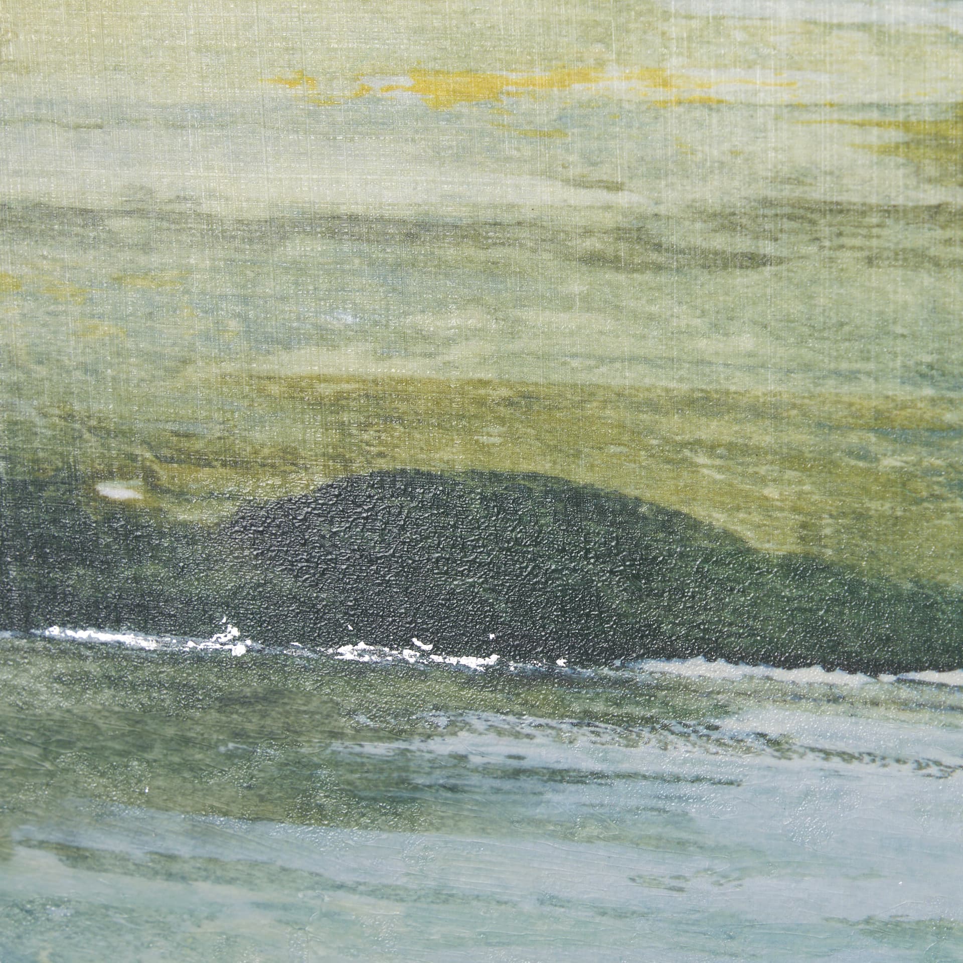 Spring Horizon I by Mercana Studio a Hand Embellished Textured Framed Art Print — product photograph