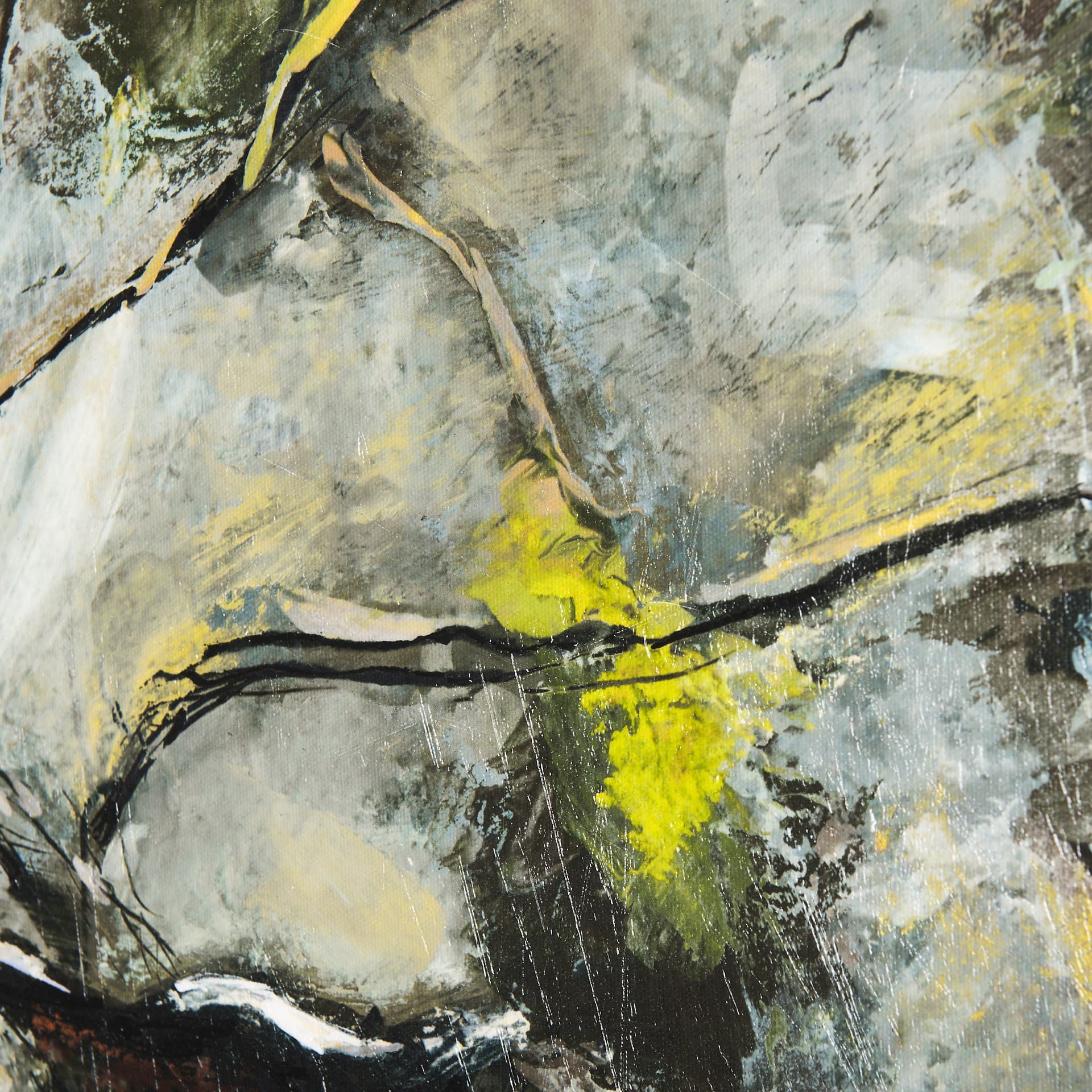 Still Life with Lemons by Mercana Studio a Hand Embellished Textured Canvas — product photograph