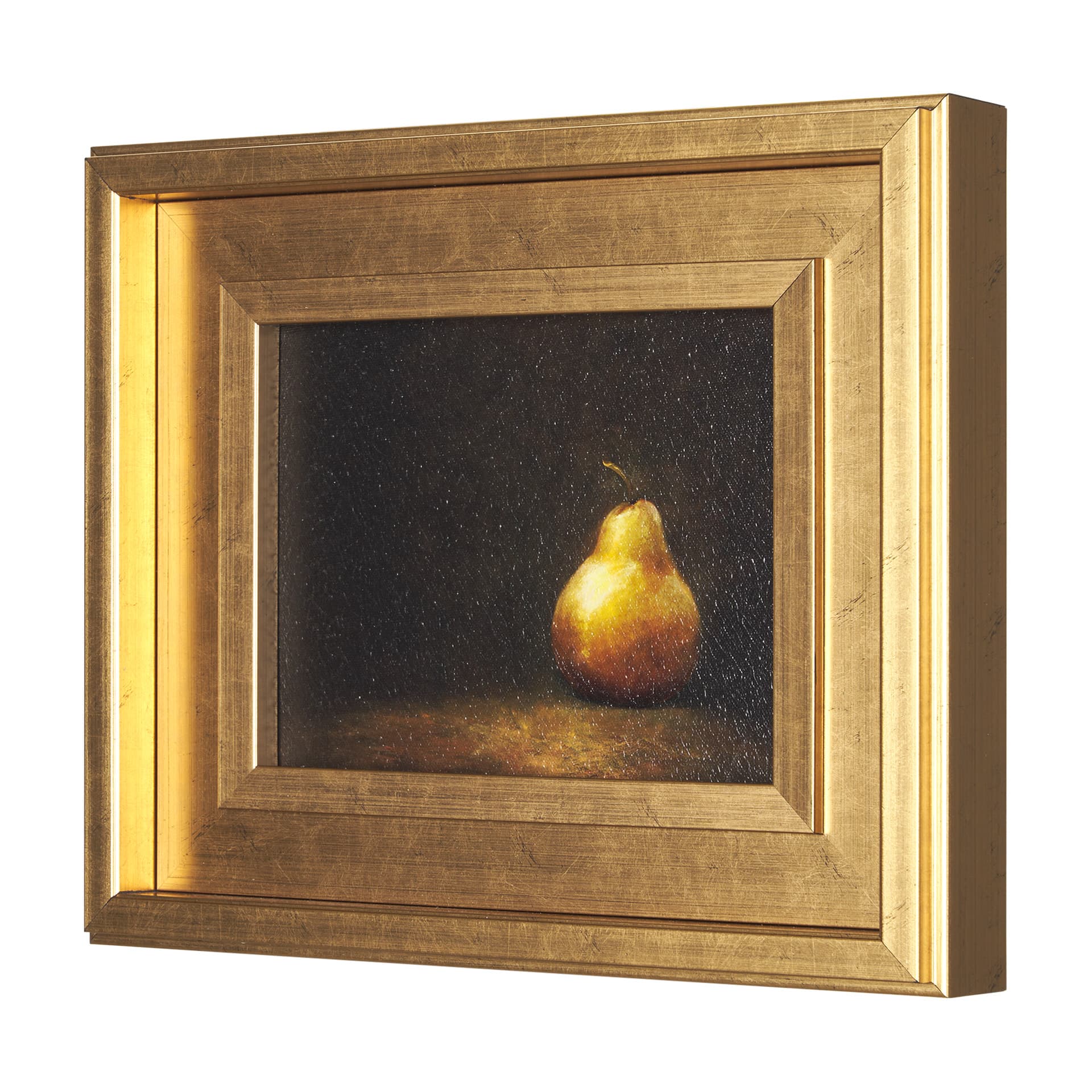 Lonely Pear by Mercana Studio a Hand Embellished Framed Art Print — product photograph