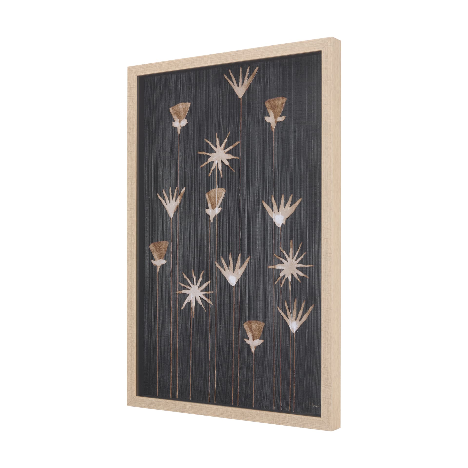 Spark II by Mercana Studio a Hand Embellished Textured Framed Art Print Matted under Glass — product photograph