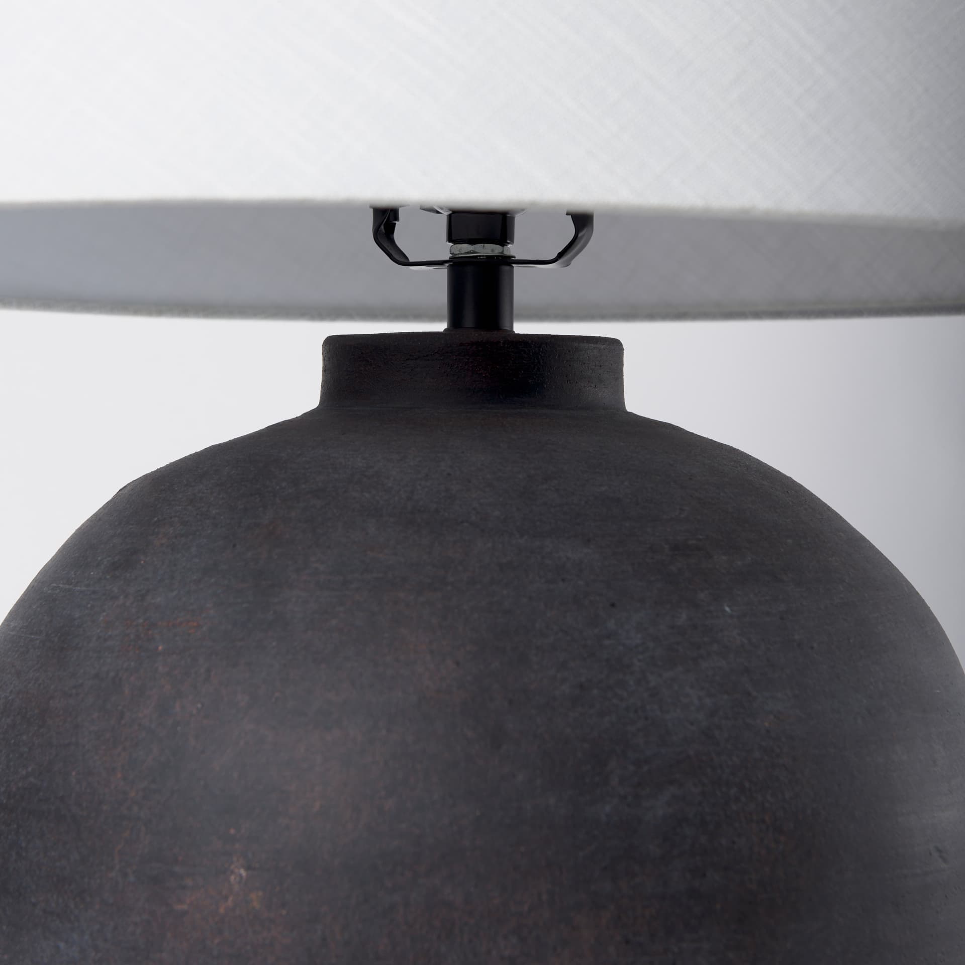 Marvin Black Ceramic Table Lamp — product photograph