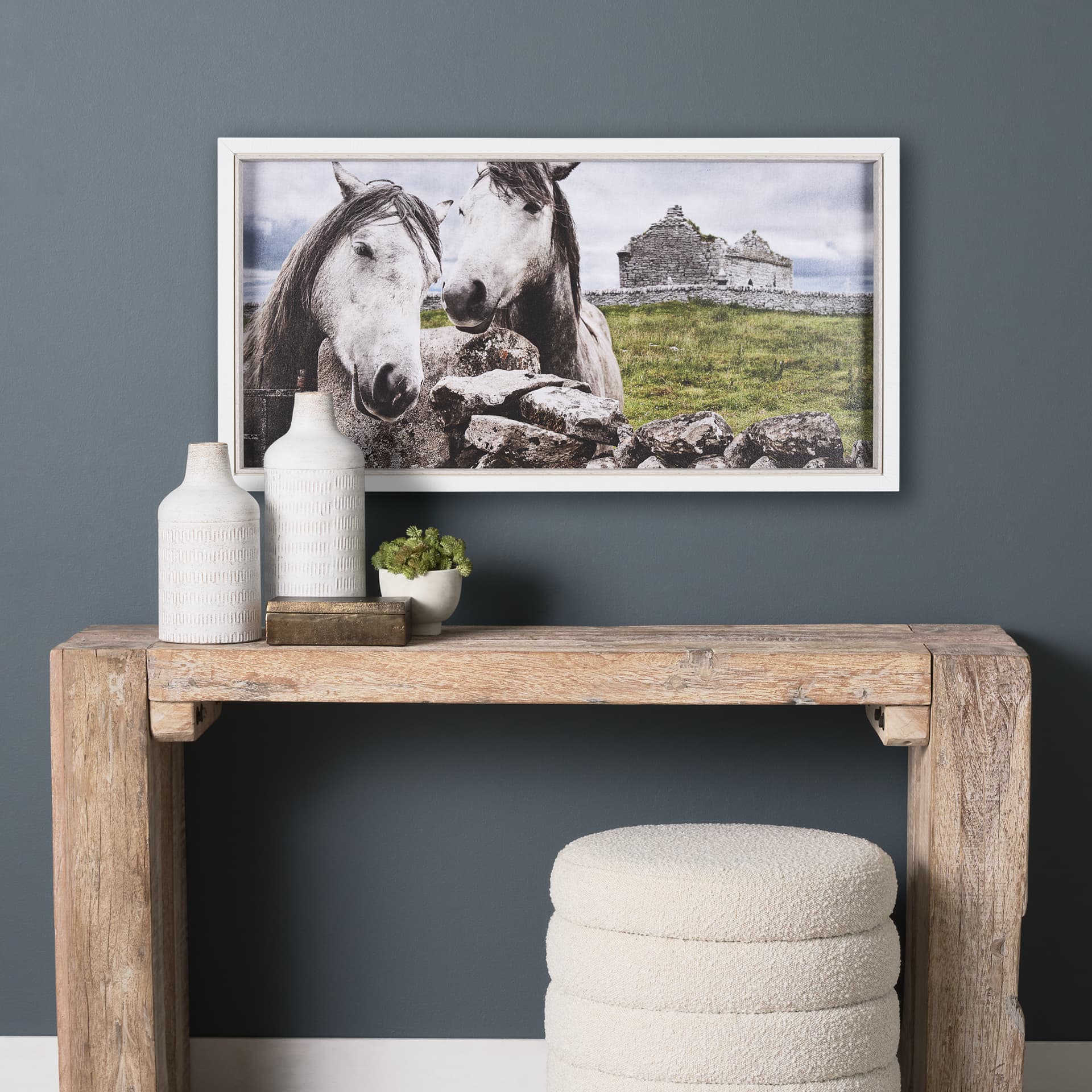 Just Let Me Scratch by Arabella Studios a Hand Embellished Textured Framed Photo Art Print — in a styled room