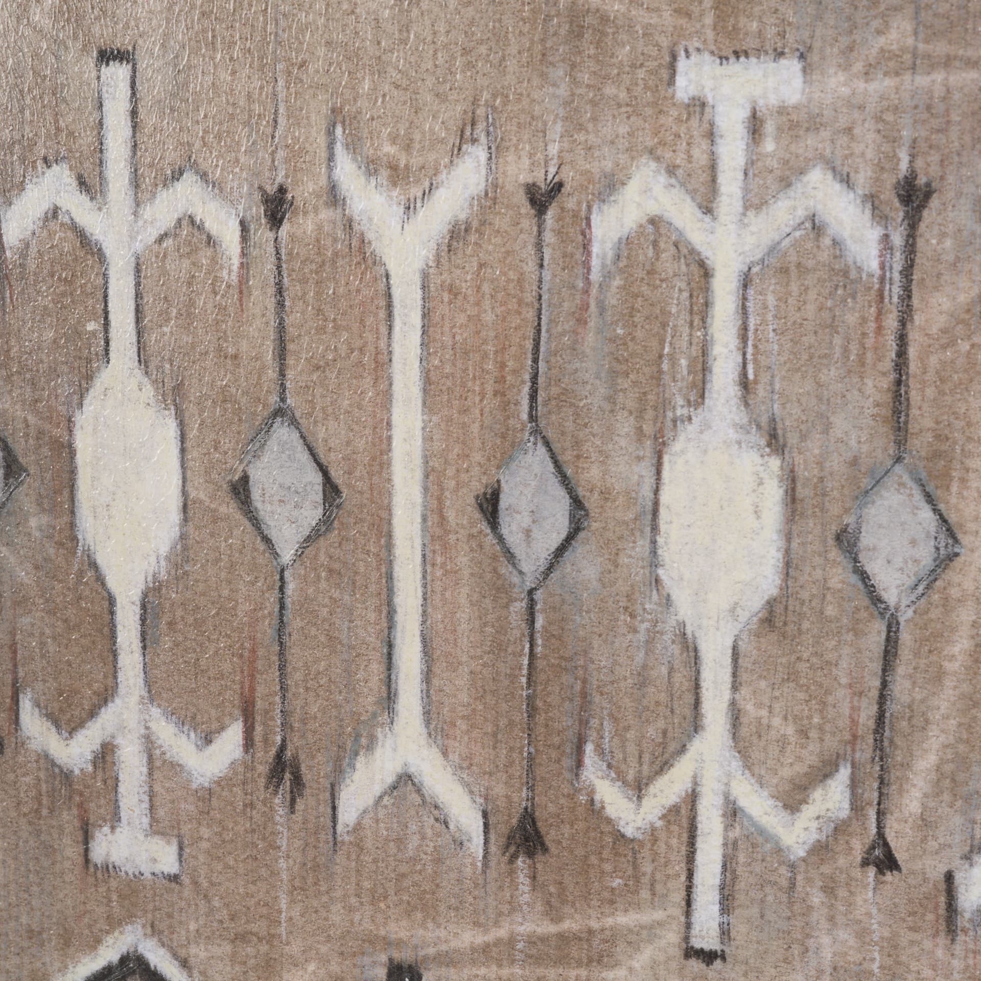 Vintage Rug by Chad Warren a Hand Embellished Framed Print under Glass — product photograph