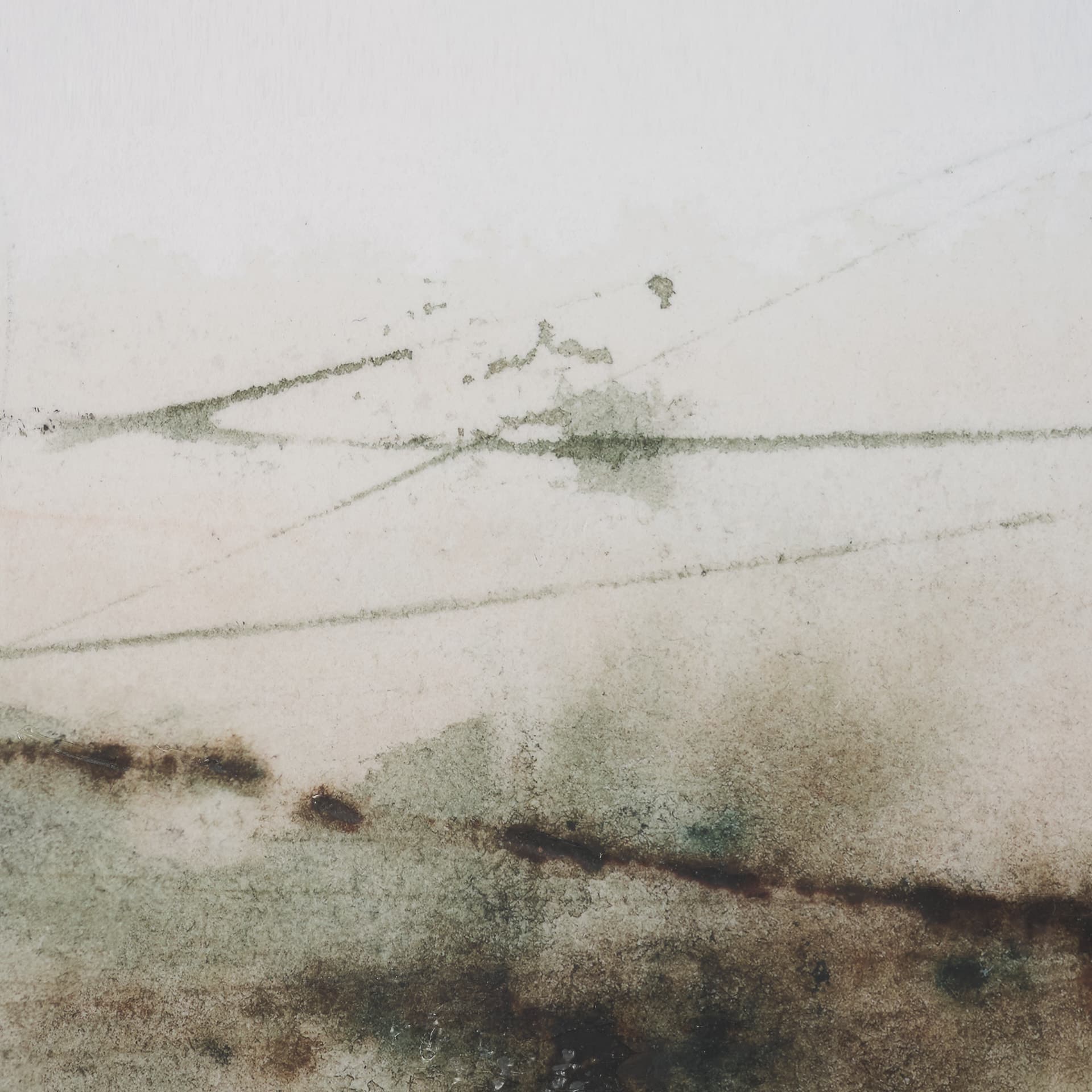 Watercolor Dreamscape III by Mercana Studio Hand Embelished Framed Artwork Matted under Glass — product photograph