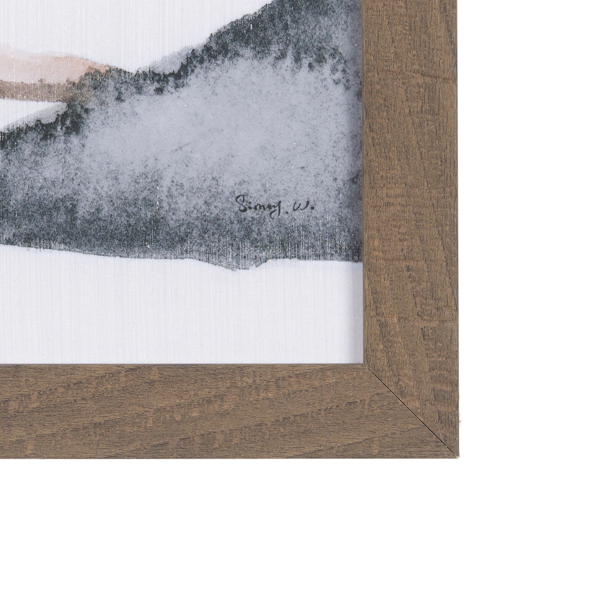 Sandy Land II by Mercana Studio a Hand Embellished Textured Framed Art Print — product photograph