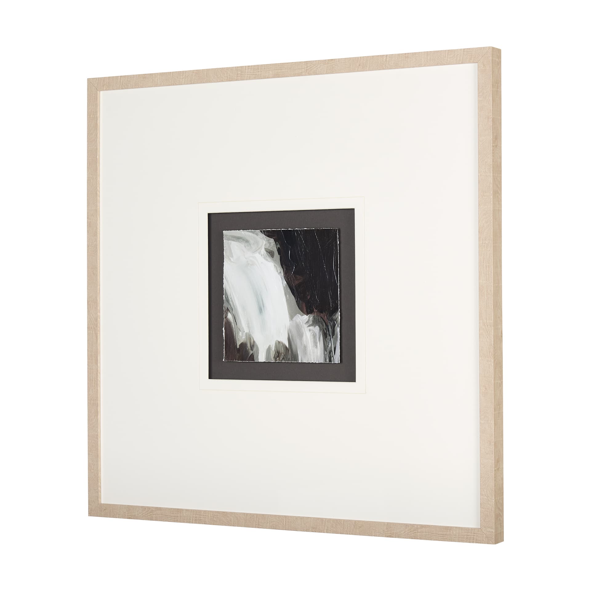 Harmonic VI by Mercana Studio a Hand Embellished Textured Framed Art Print Matted under Glass — product photograph