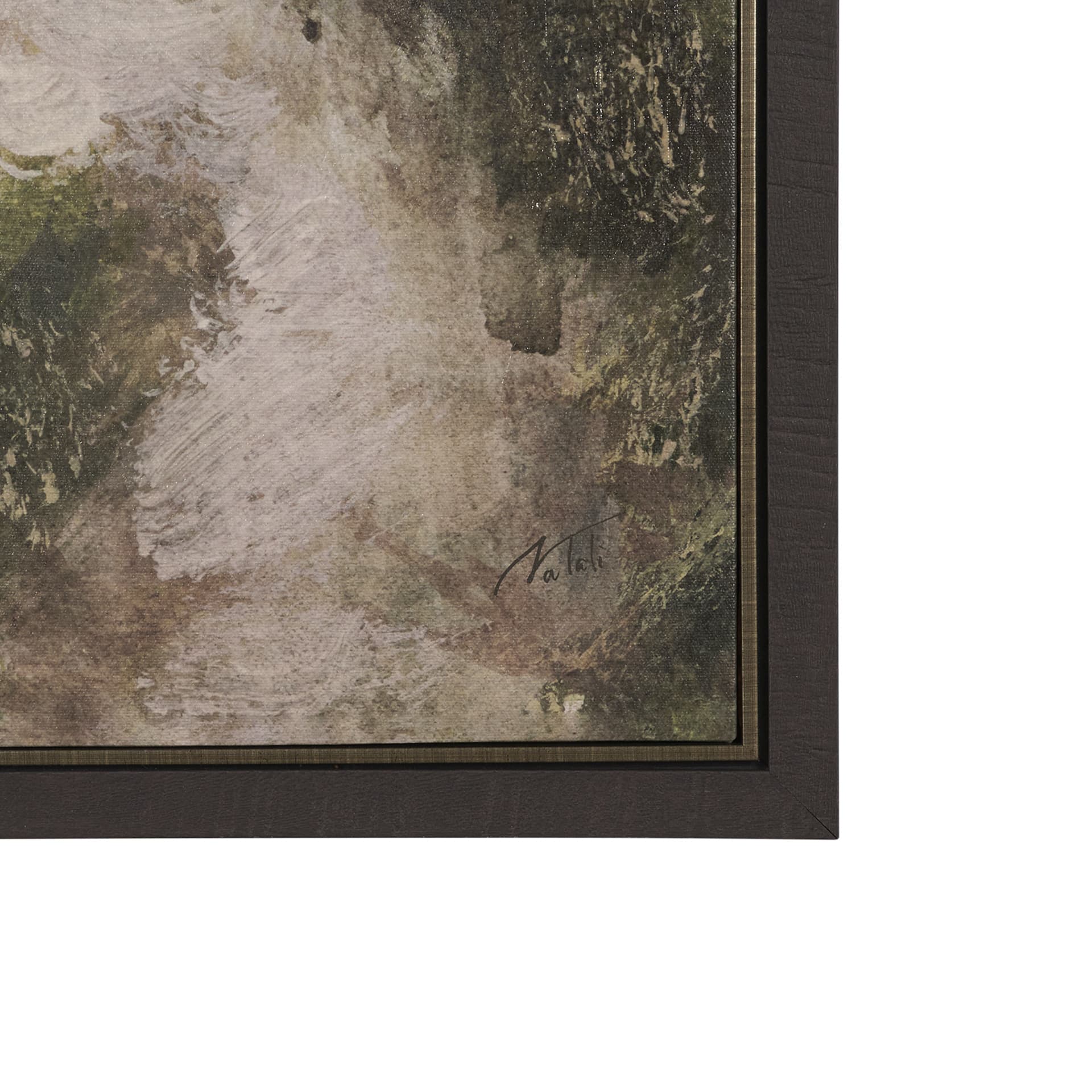 Silent Forest II by Mercana Studio Hand-Embellished Textured Framed Canvas Artwork — product photograph