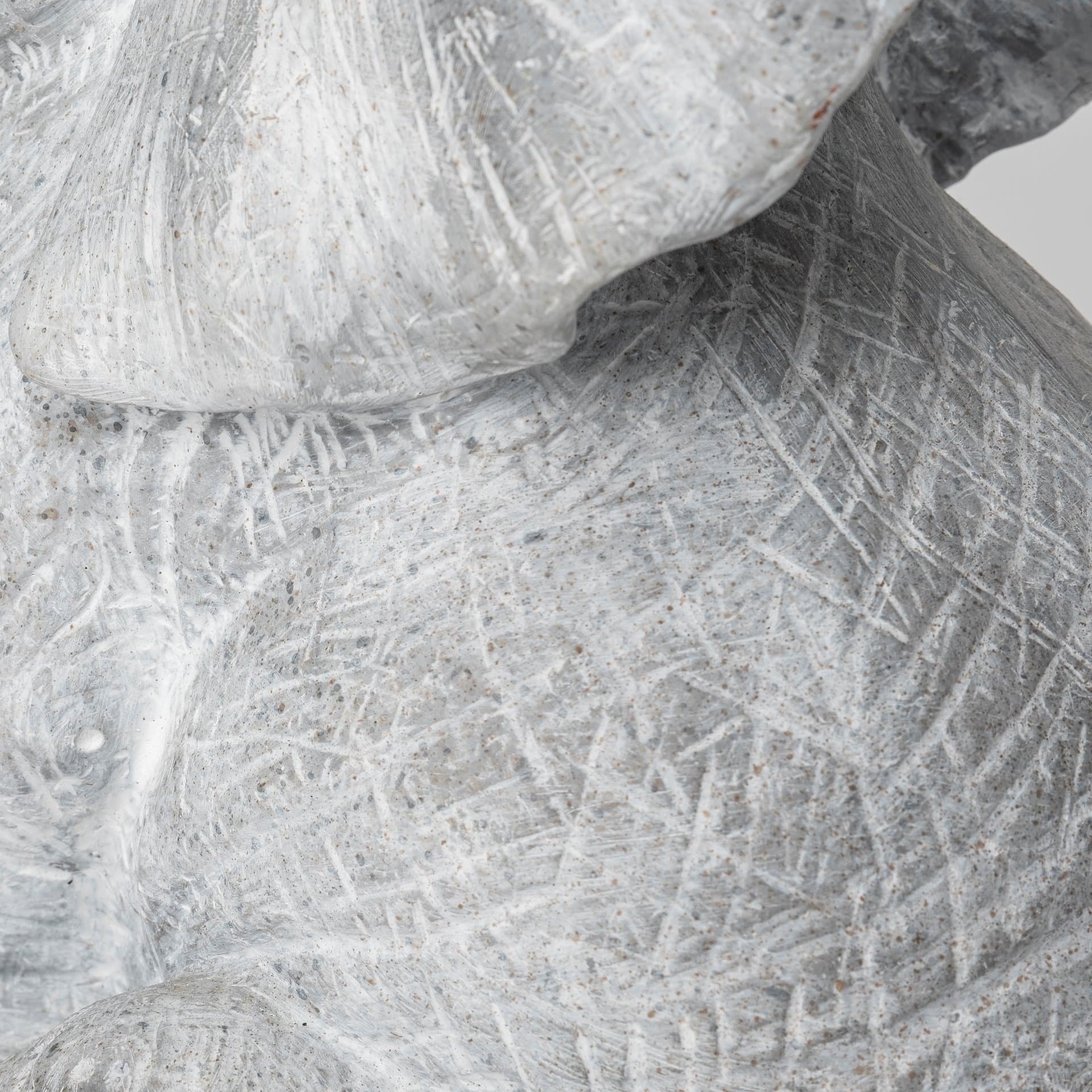 Tantor (15.9"H) Gray Resin Elephant Calf Table Lamp — product photograph