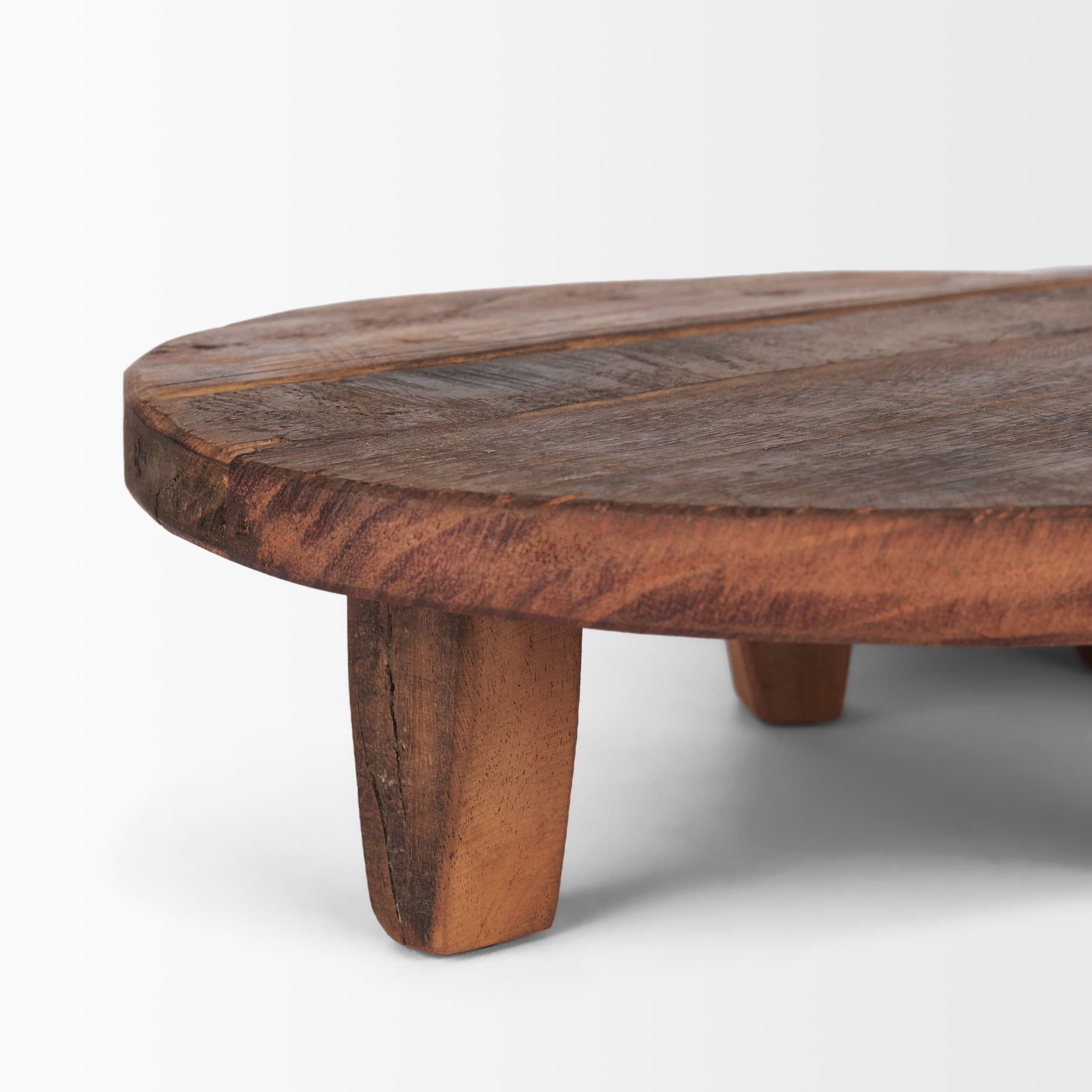 Iza Medium Brown Wooden Riser (Set of 2) — product photograph