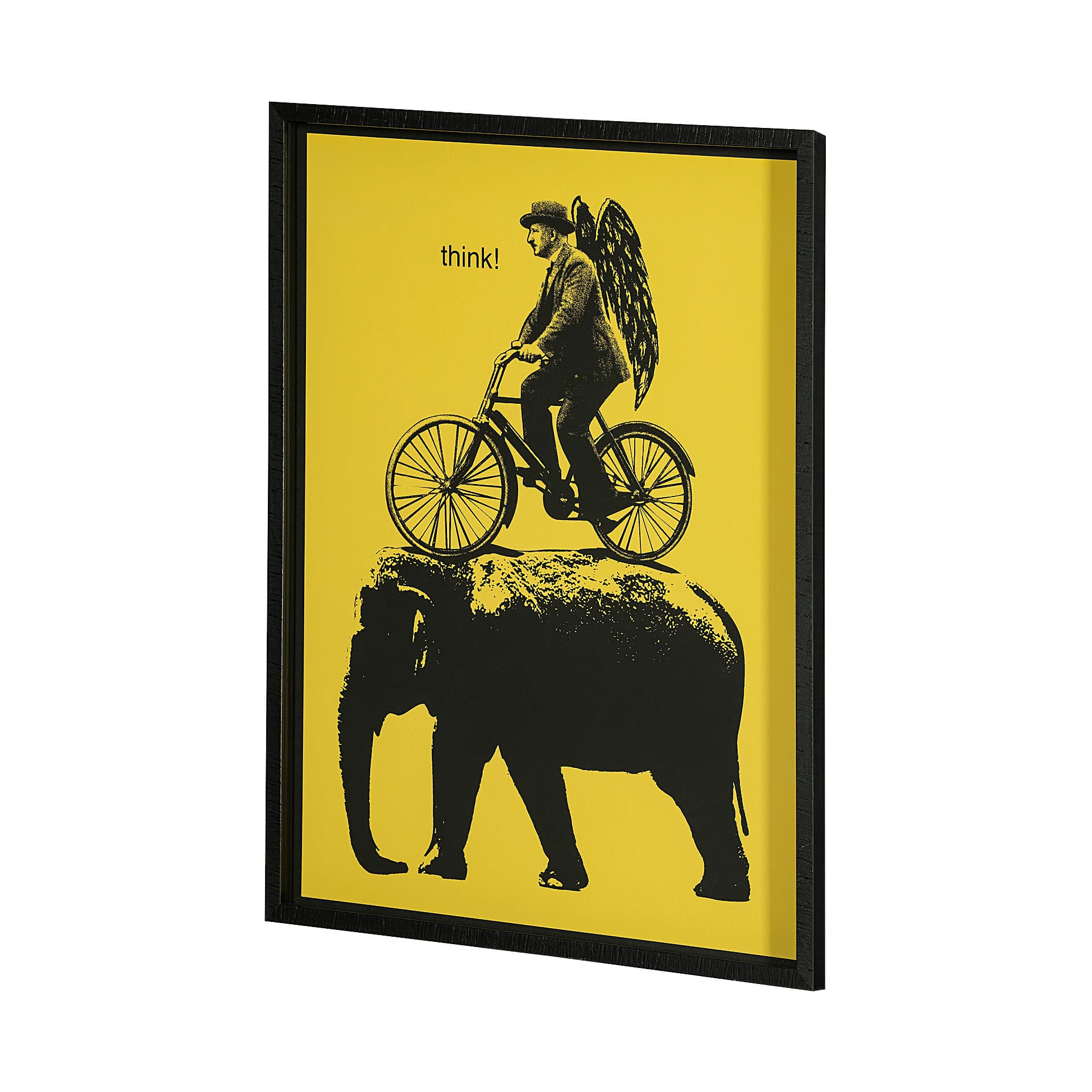 Think! by Urban Octopus a Framed Art Print Matted under Glass — product photograph