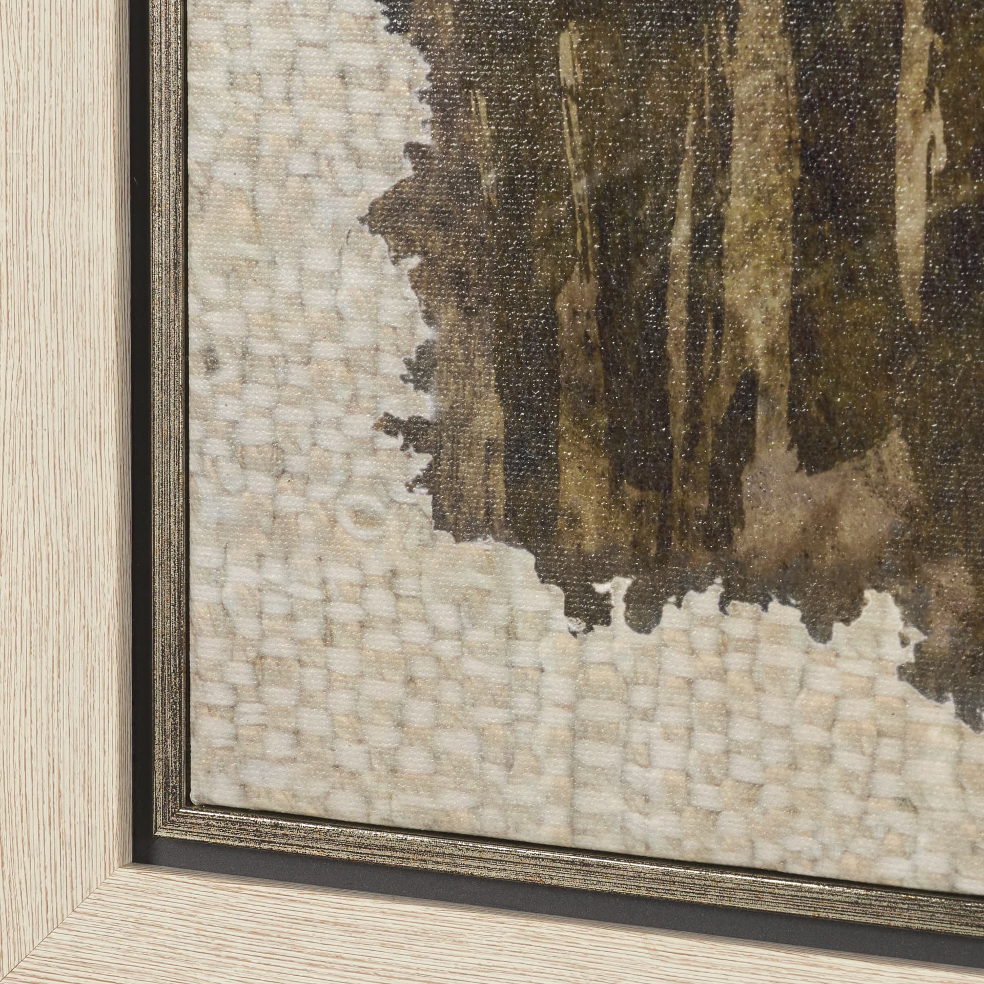 Timeless Vista III by Mercana Studio Hand-Embellished Textured Framed Canvas Artwork — product photograph