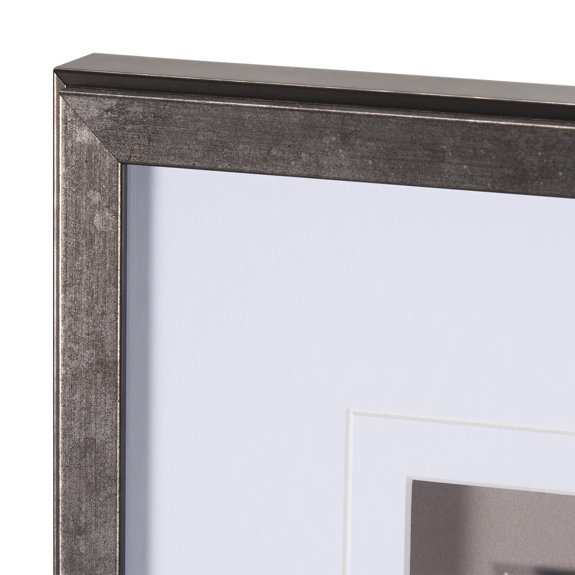 Broken Puzzle I by Mercana Studio a Hand Embellished Textured Framed Art Print Matted under Glass — product photograph