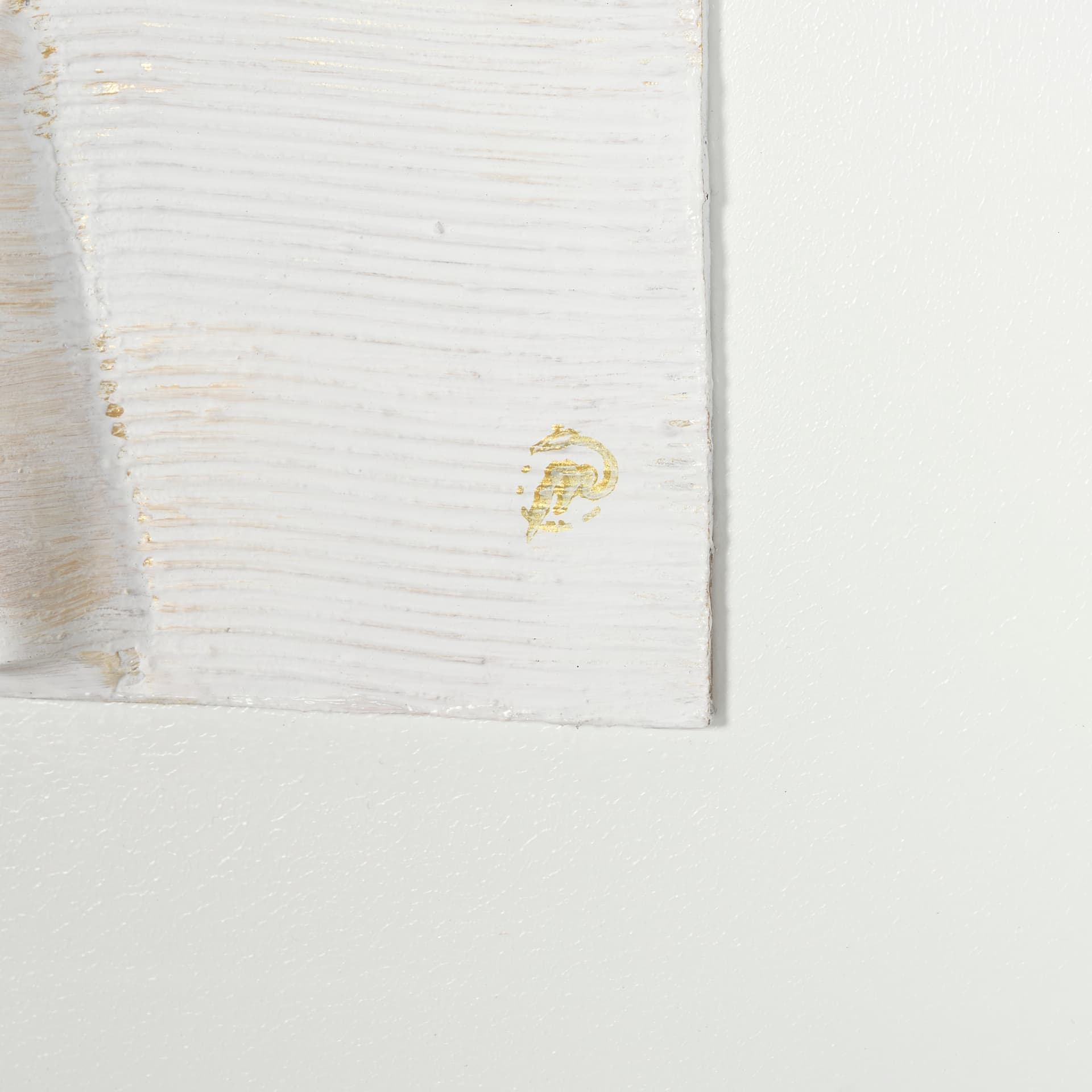 Lime Washed Branches II by Studio M a handmade Original Framed Artwork under Glass — product photograph