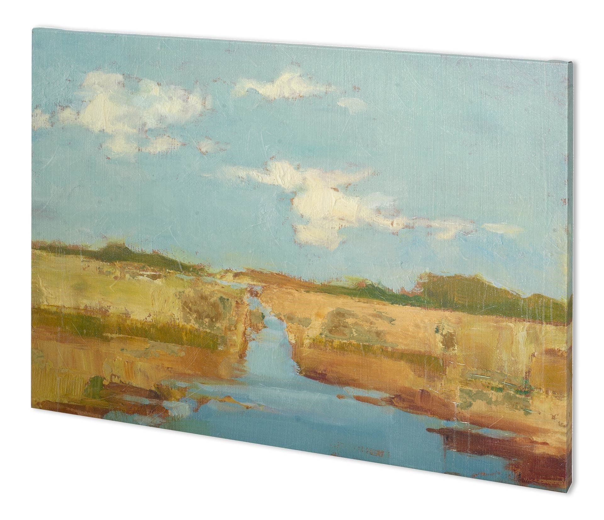 Summer Wetland I by Ethan Harper a Hand Embellished Textured Canvas — product photograph