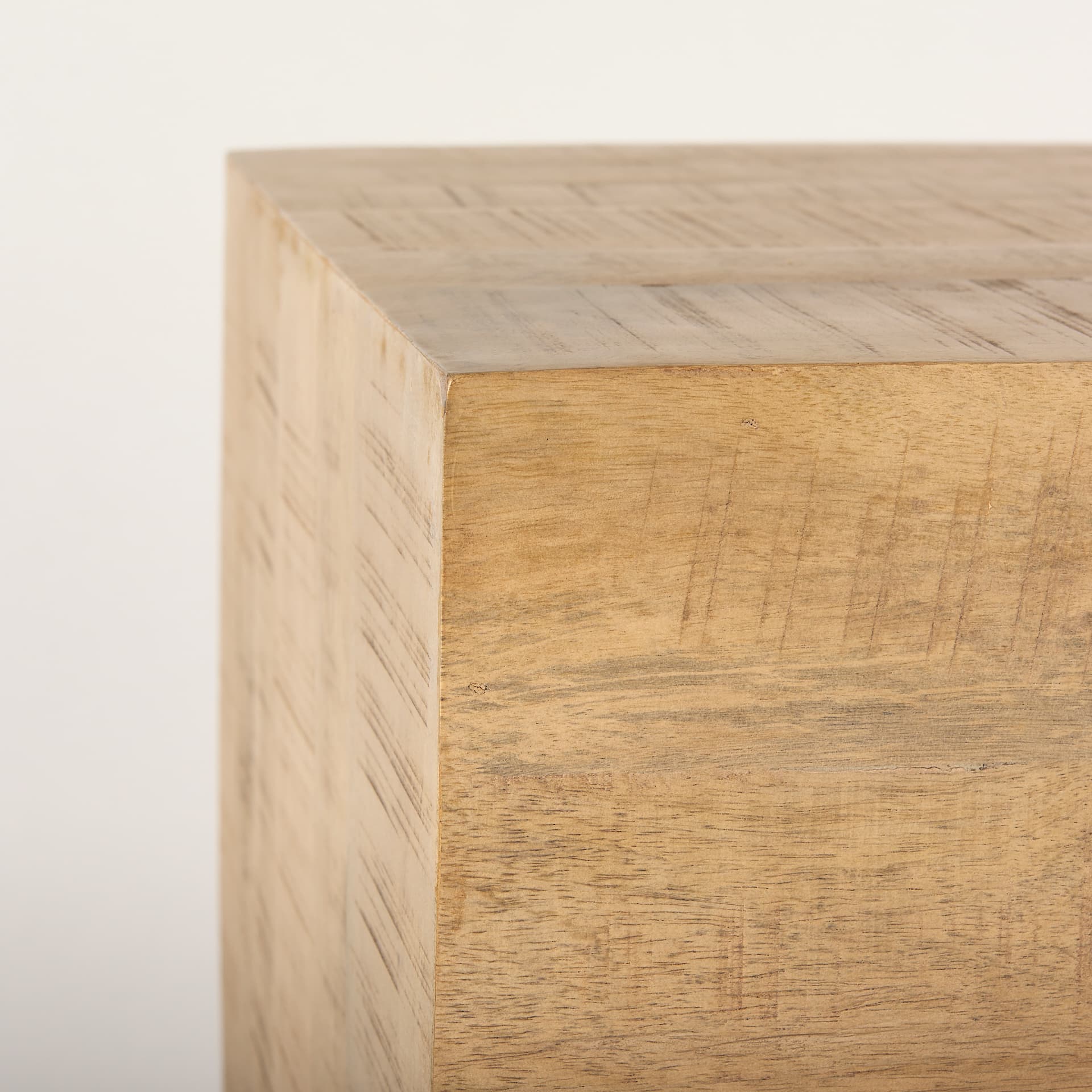 Hayden Light Brown Wood End/Side Table — product photograph