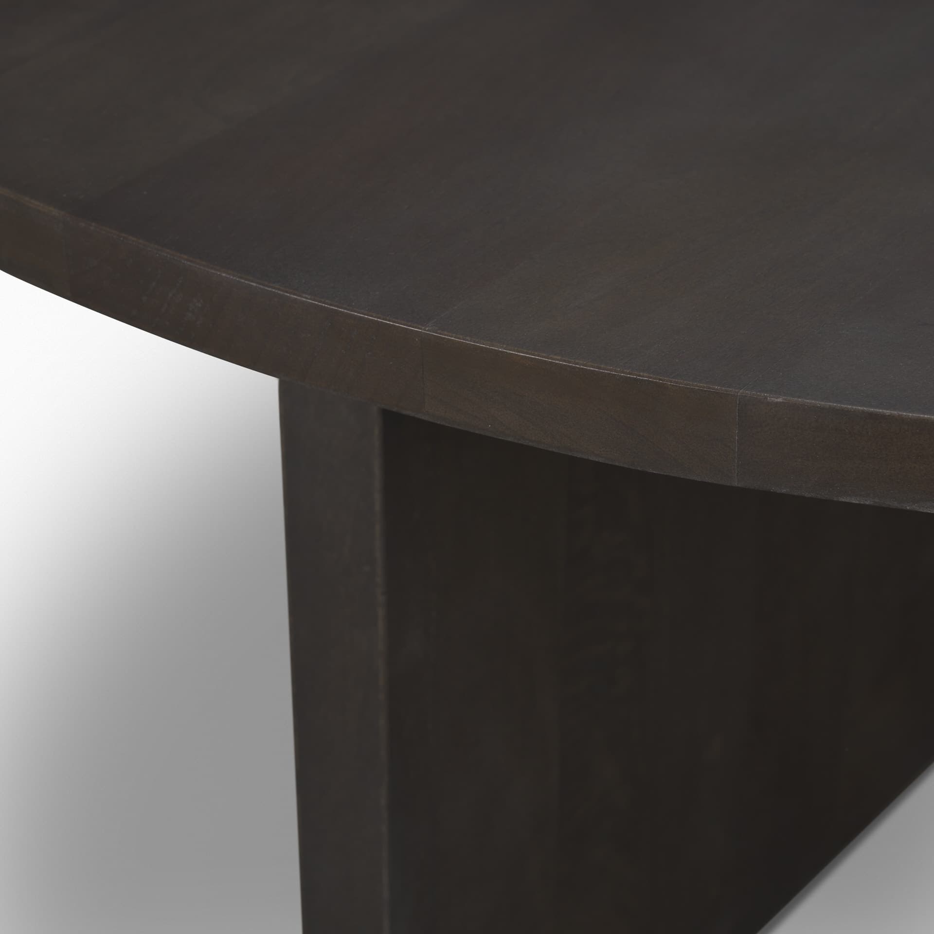 Tarro Brown Wood w/ Triangle Legs Coffee Table — product photograph