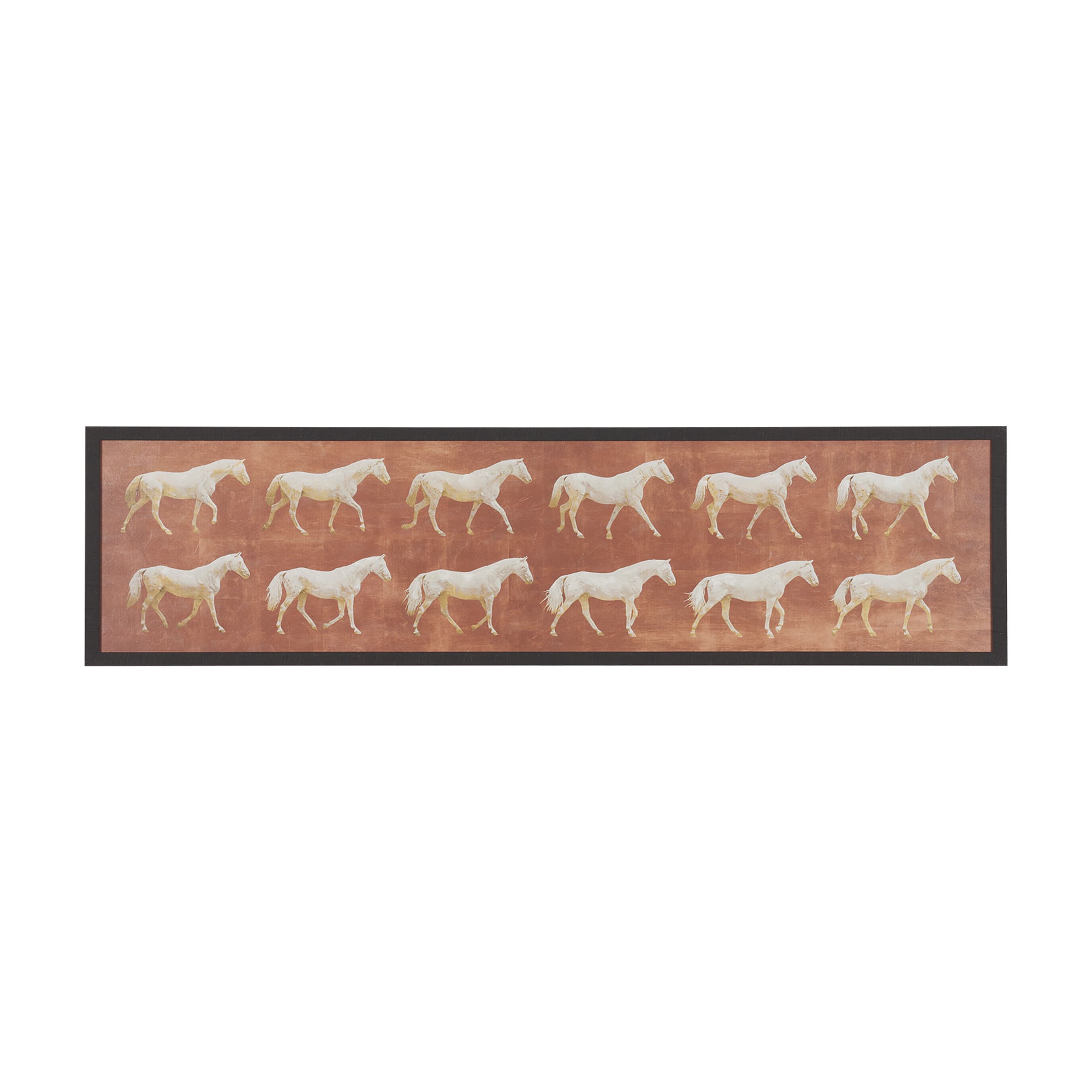 Even Cadence by Eadweard Muybridge Hand-Embellished Textured Framed Canvas Artwork — product photograph