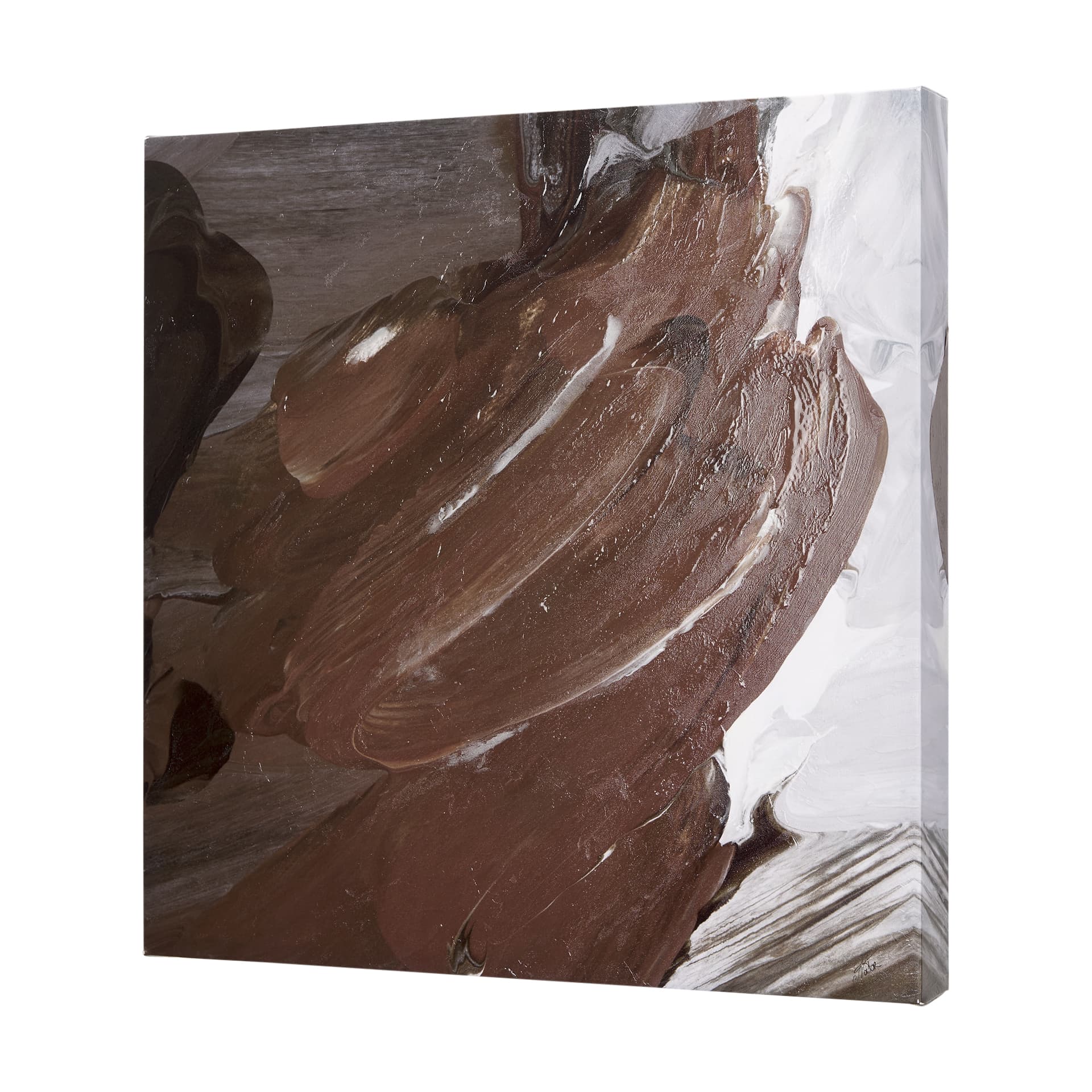 Harmonic III by Mercana Studio a Hand Embellished Textured Canvas — product photograph