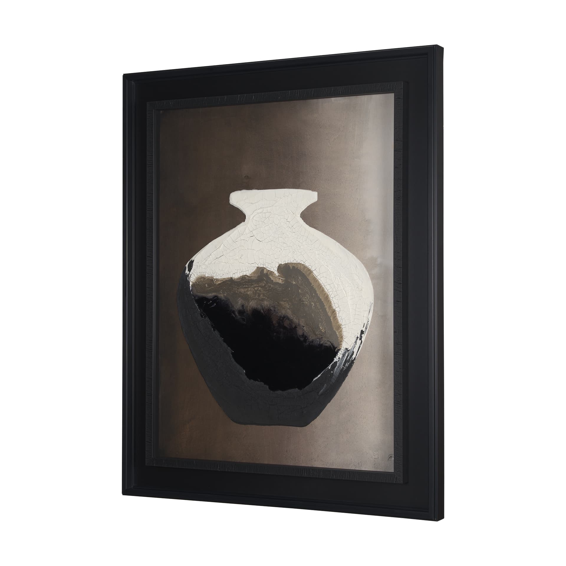 Unearthed Vessel I by Studio M a handmade Original Framed Artwork under Glass — product photograph