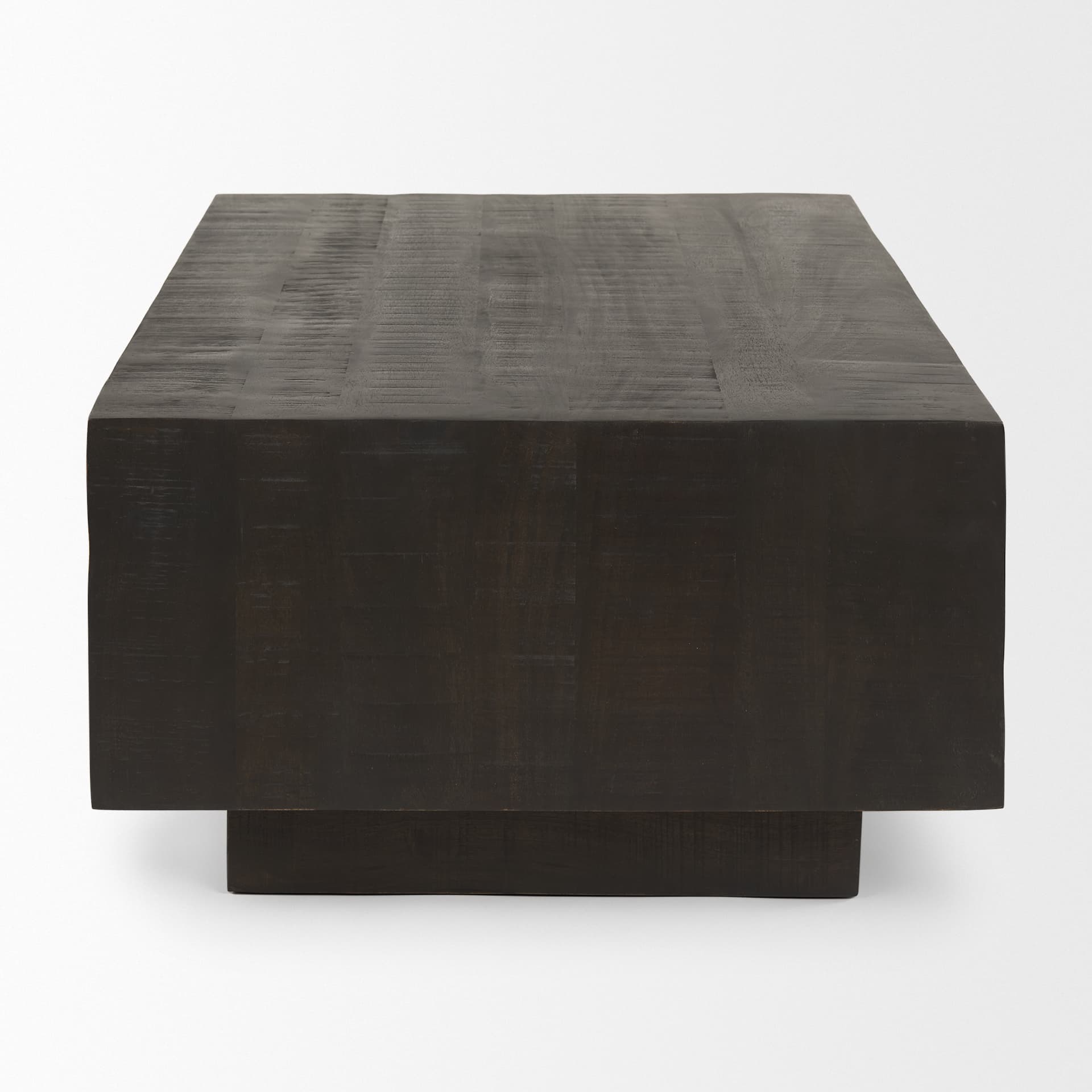 Hayden Dark Brown Wood Rectangular Coffee Table — product photograph