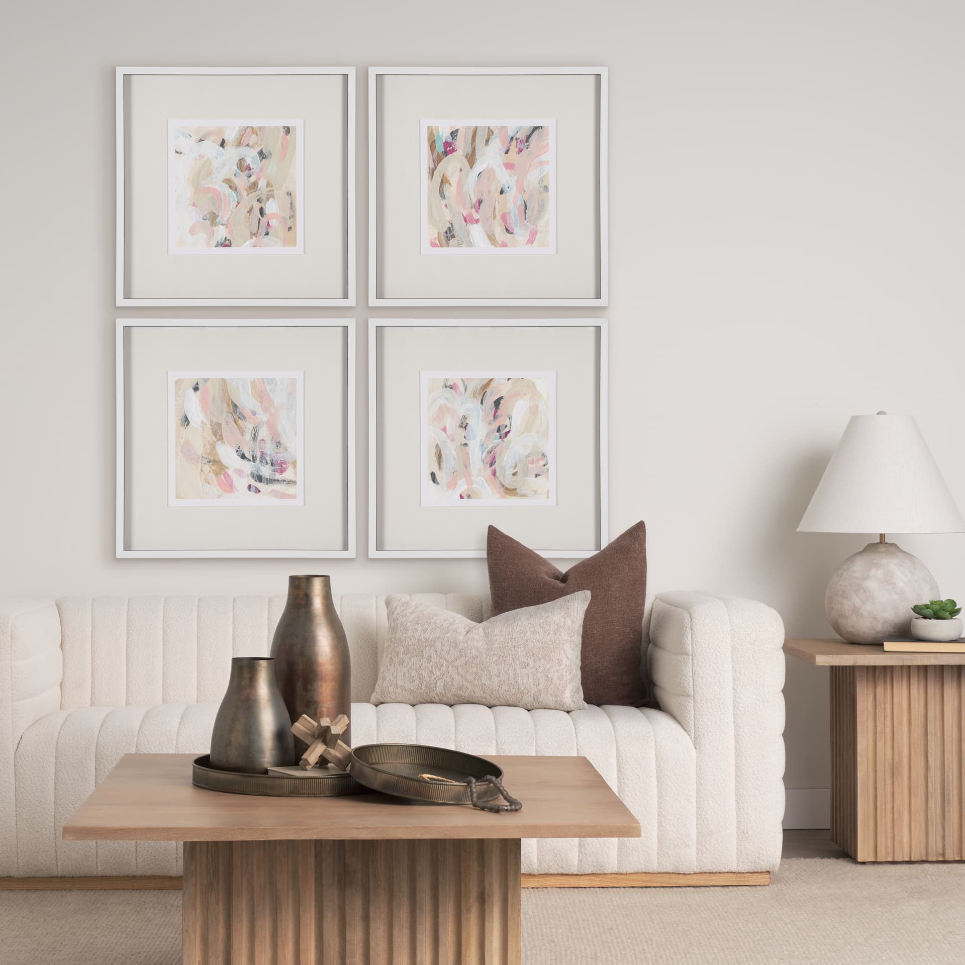 Carnivale I by Mercana Studio a Framed Art Print Matted under Glass — in a styled room