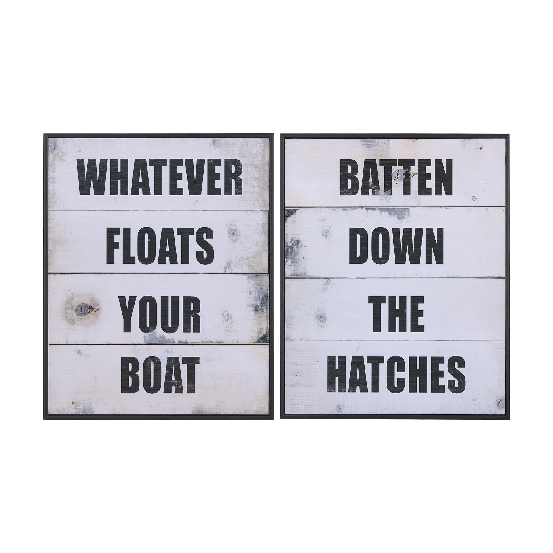 Float Your Boat by Mercana Studio a Hand Embellished Textured Framed Art Print — product photograph