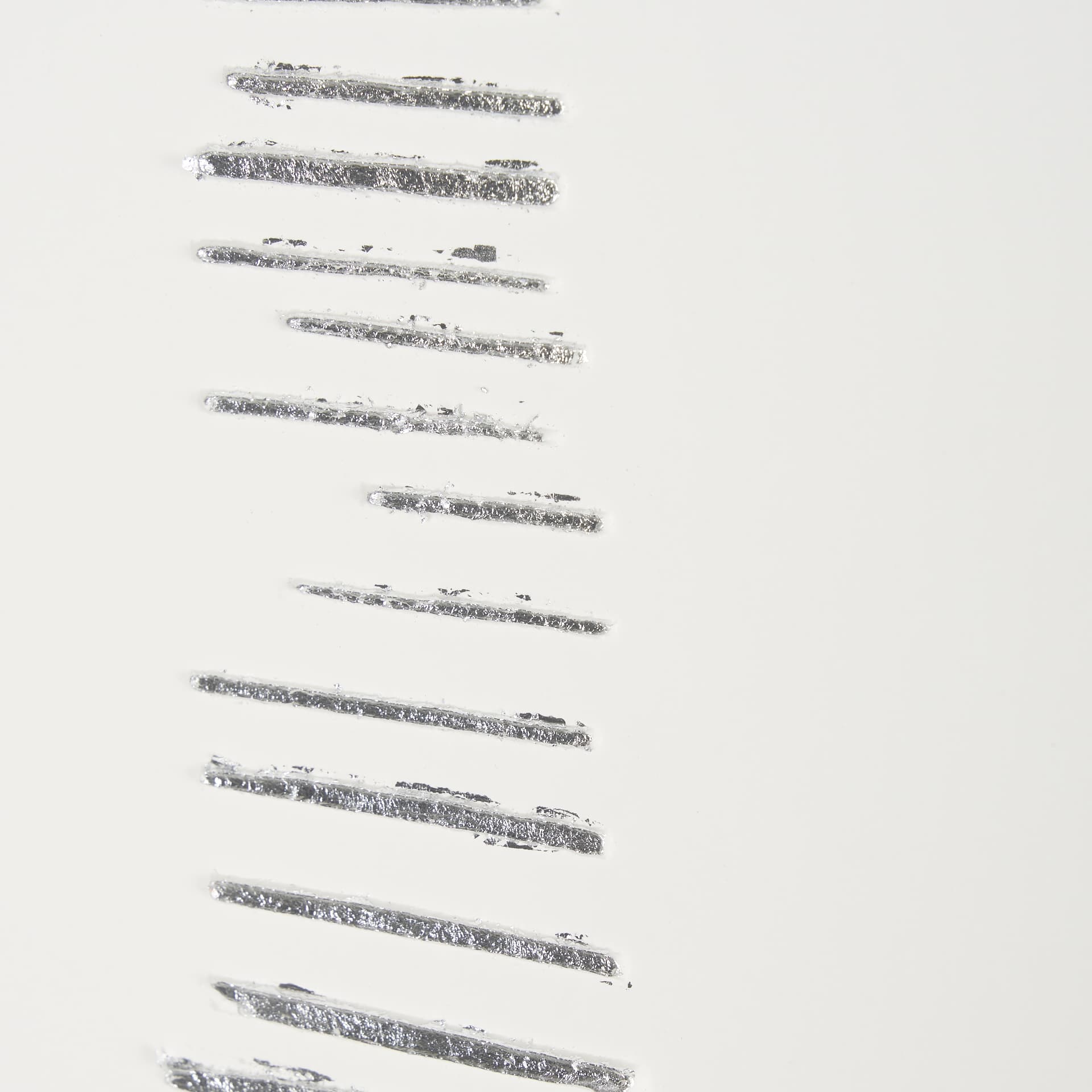 Random Lines Silver by Studio M a handmade Original Framed Artwork under Glass — product photograph